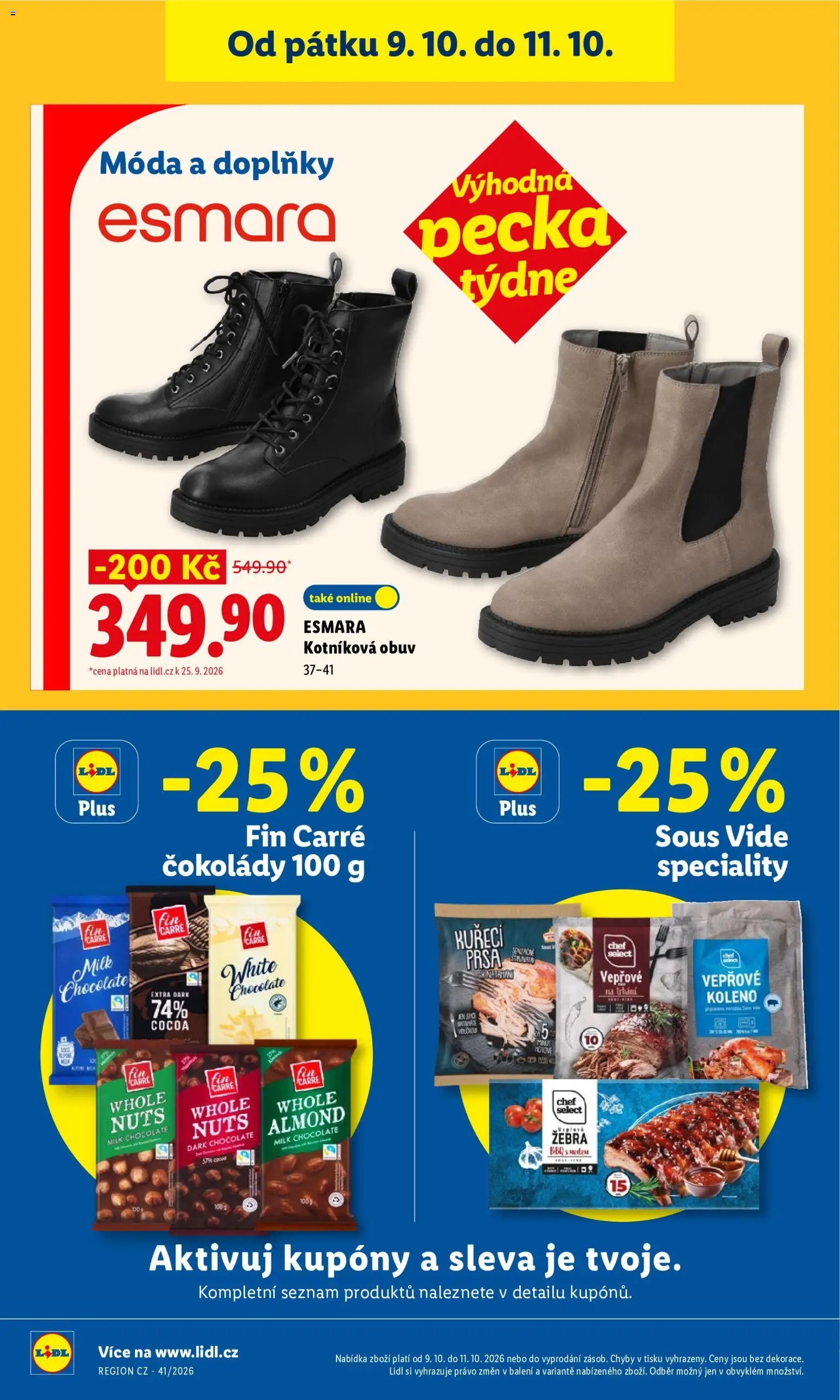 Lidl leták Leták in Česko