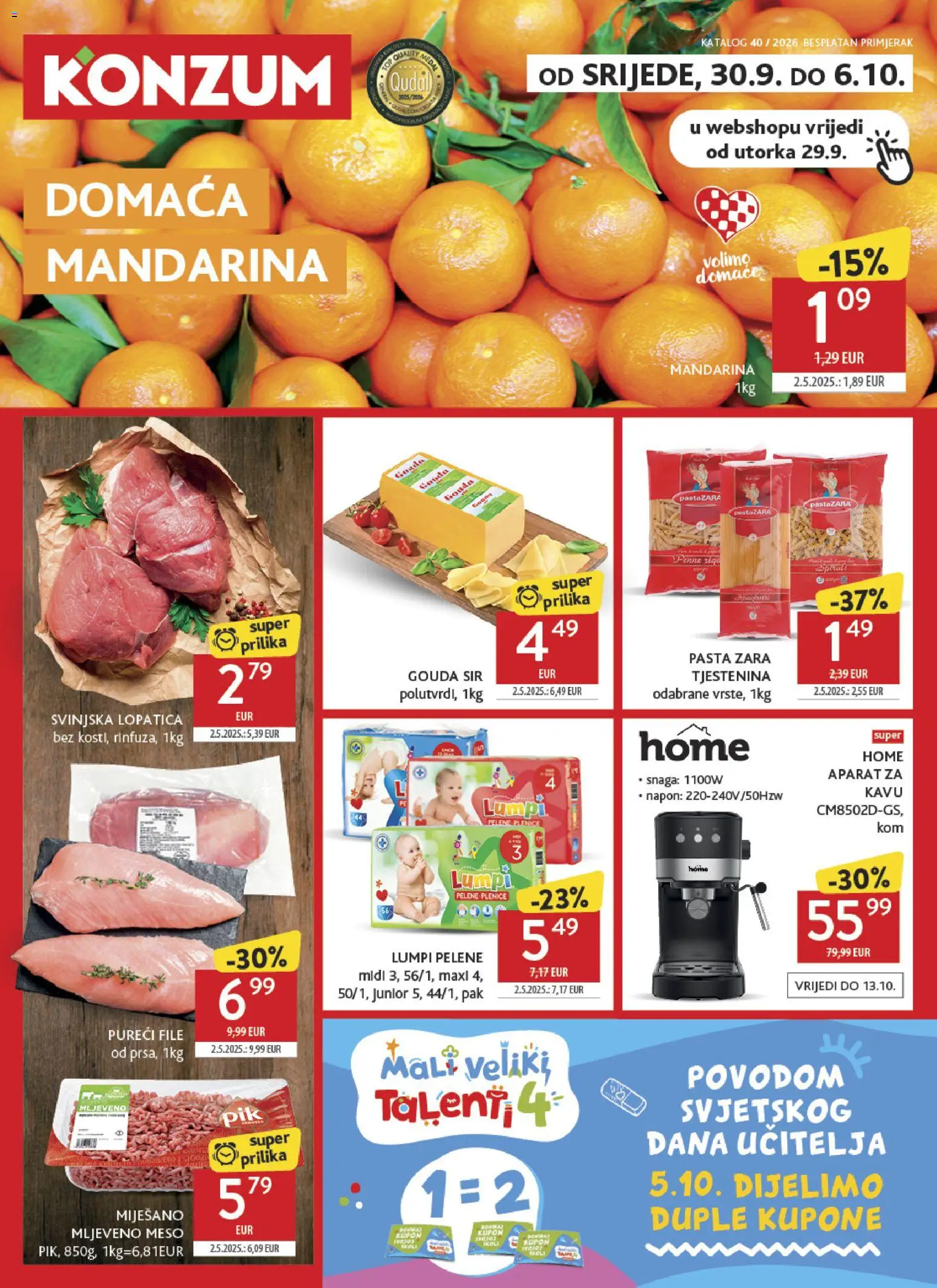 Konzum HR akciós újság Akciós újság in Magyarország