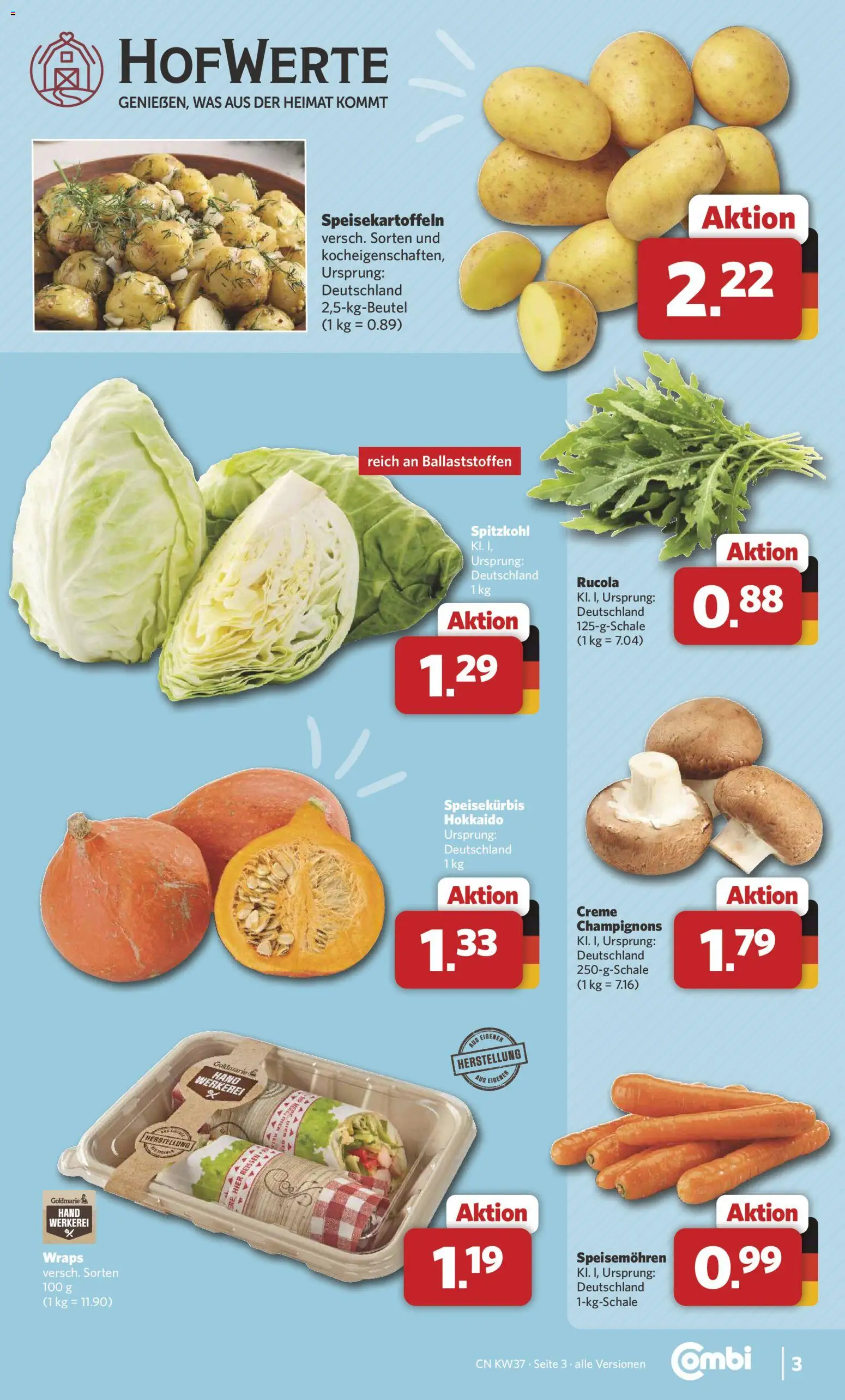 Combi Prospekt Prospekt in Deutschland