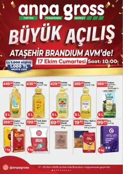 Anpa Gross - Ataşehir Brandium AVM’deki açılışımıza katalog Aktüel Broşür ve Katalogları