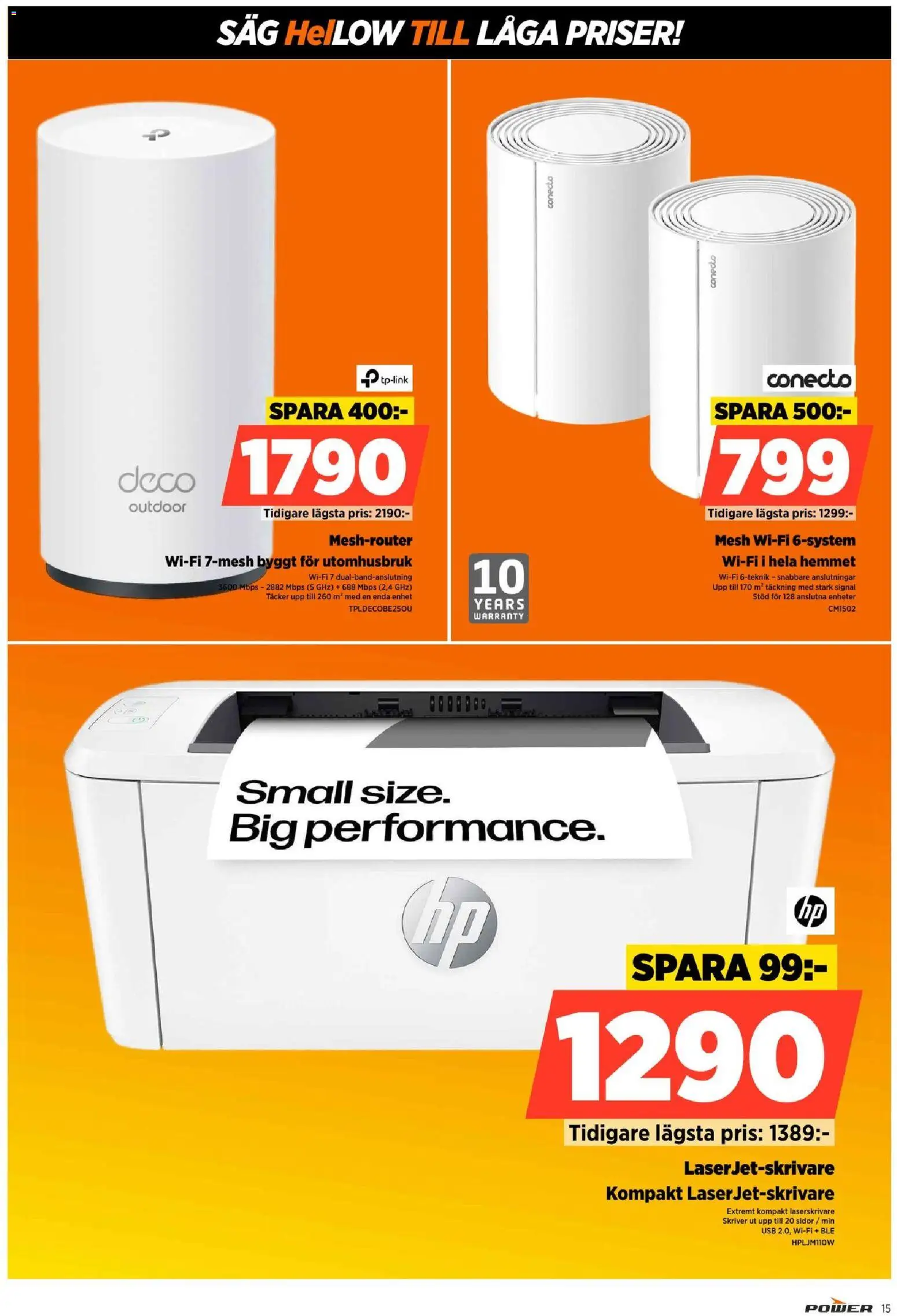 Power erbjudanden Reklamblad in Sverige