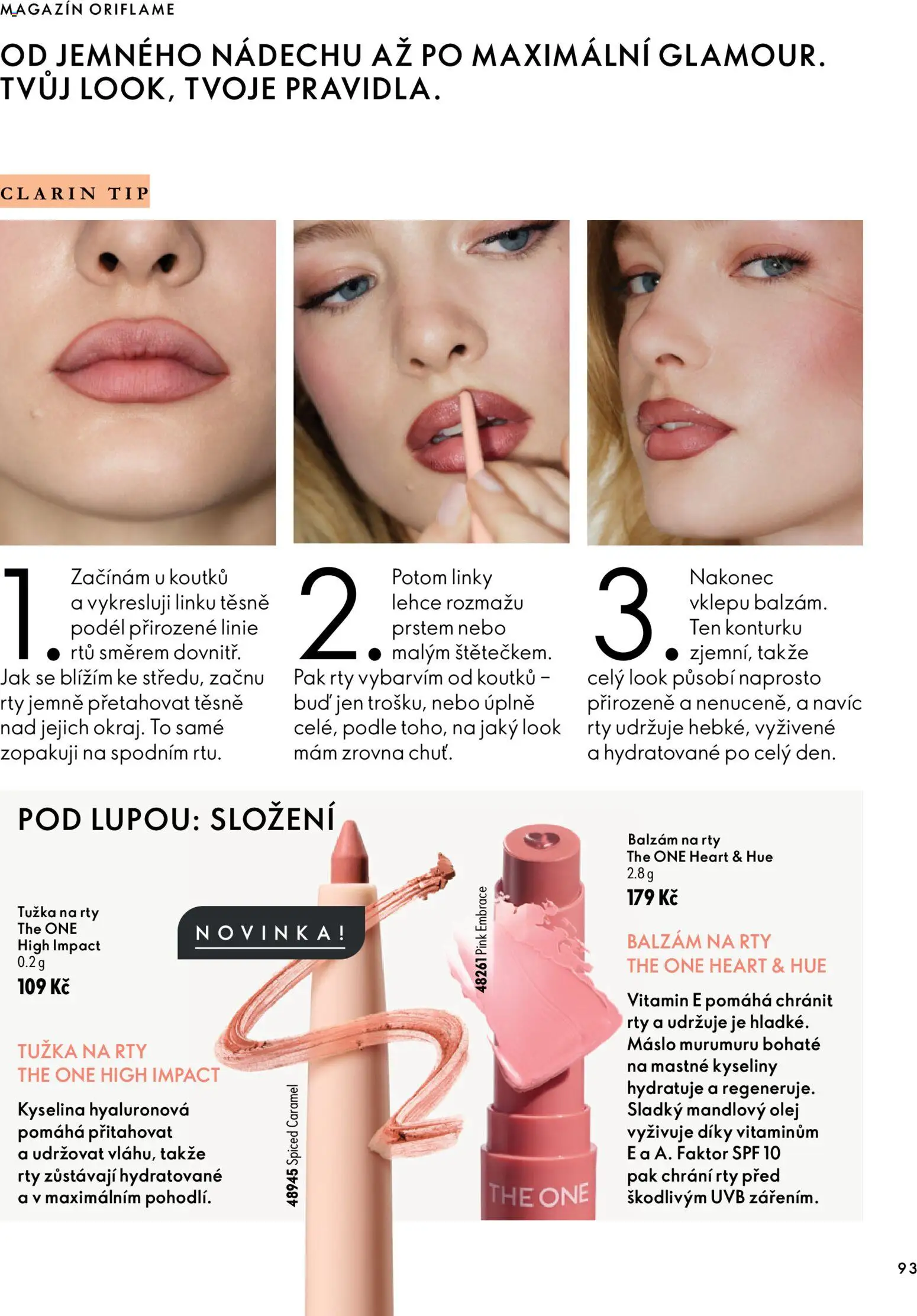 Oriflame katalog Novage+ Proceuticals Leták in Česko