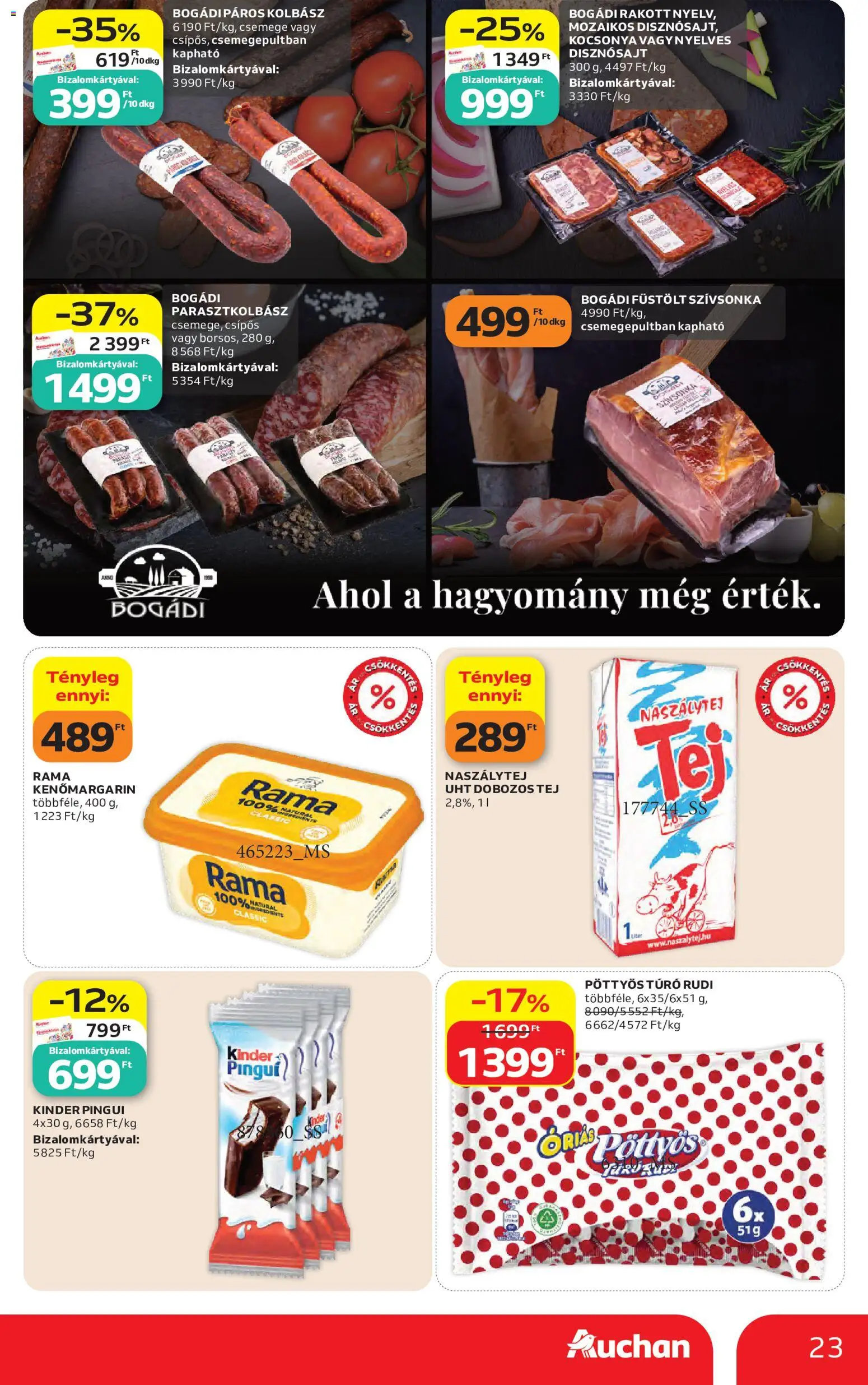 Auchan akciós újság Akciós újság in Magyarország