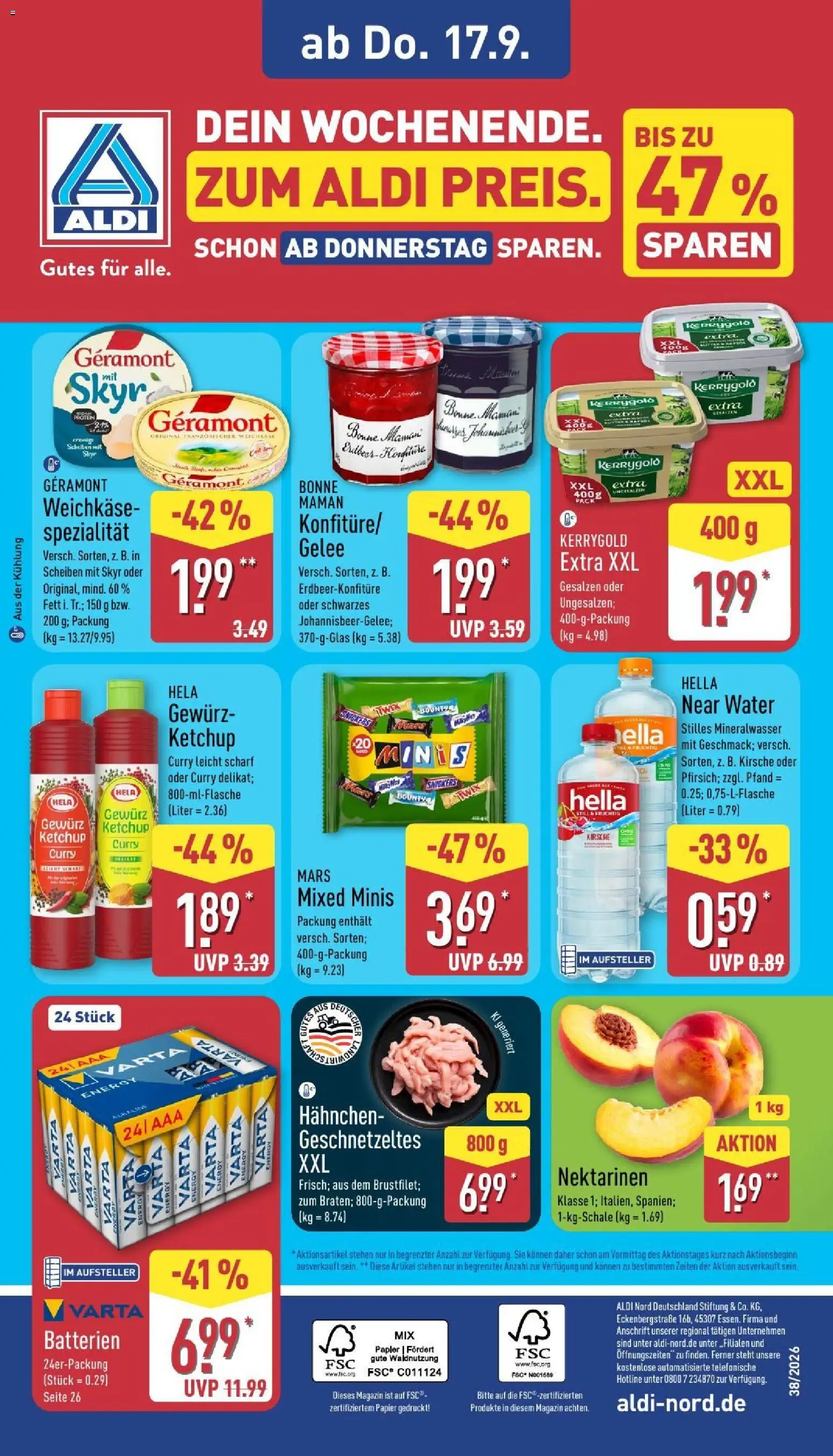 Aldi Prospekt Prospekt in Deutschland