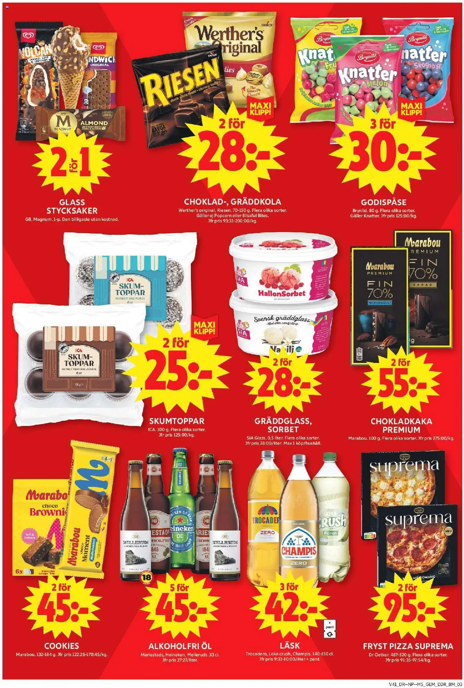 ICA Maxi erbjudanden Reklamblad in Sverige