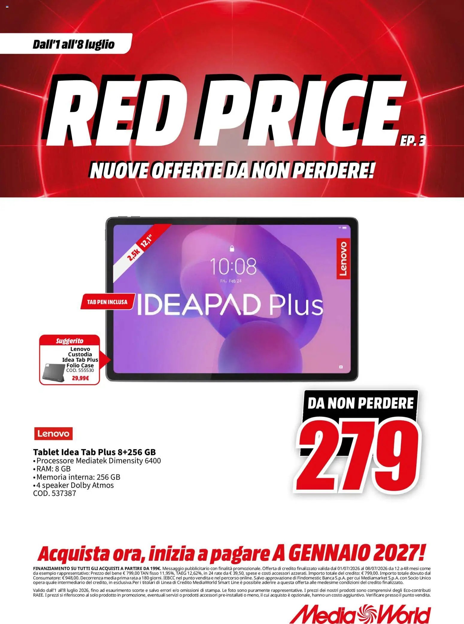📣 Volantino Media World dal 📅 01/07/2026 - Scopri le offerte ora!🔥 | Italy