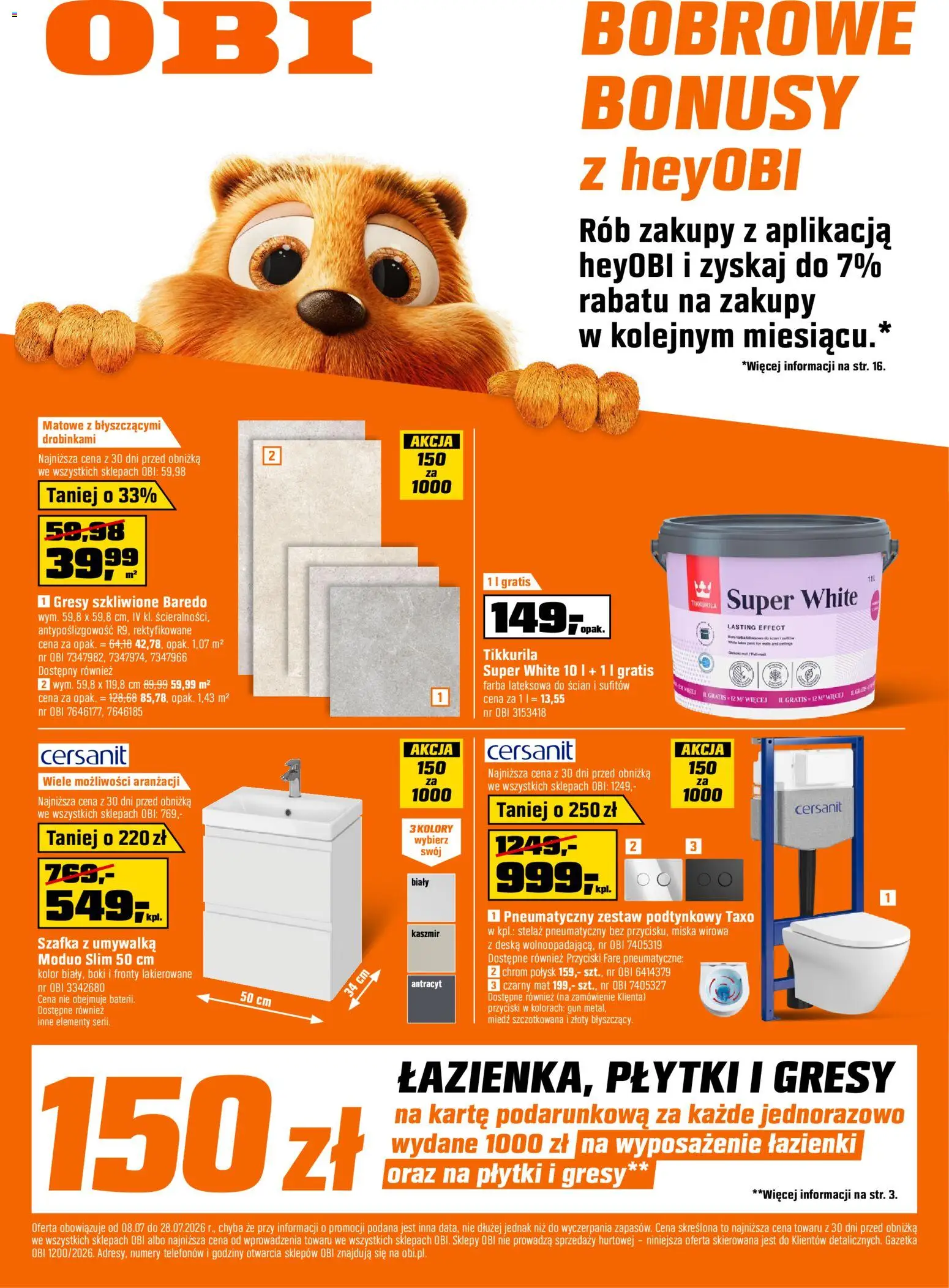 OBI gazetka od 08.07.2026 | 🔥 Mega okazje, które musisz zobaczyć! | Polska