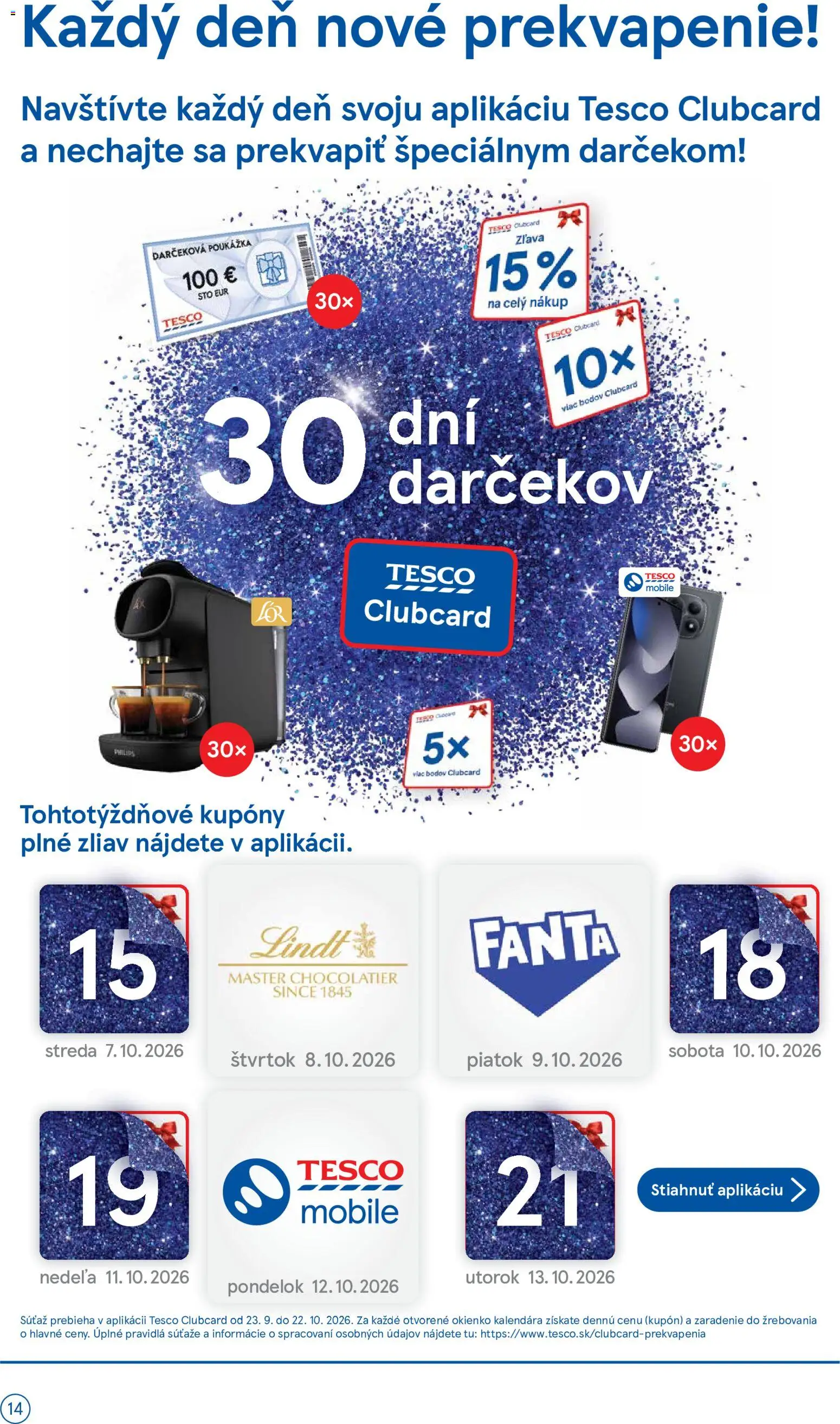Tesco Hypermarket - leták Leták in Slovensko