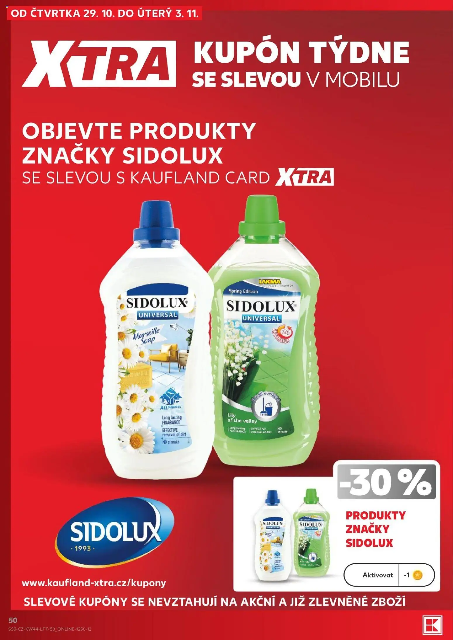 Kaufland leták Leták in Česko