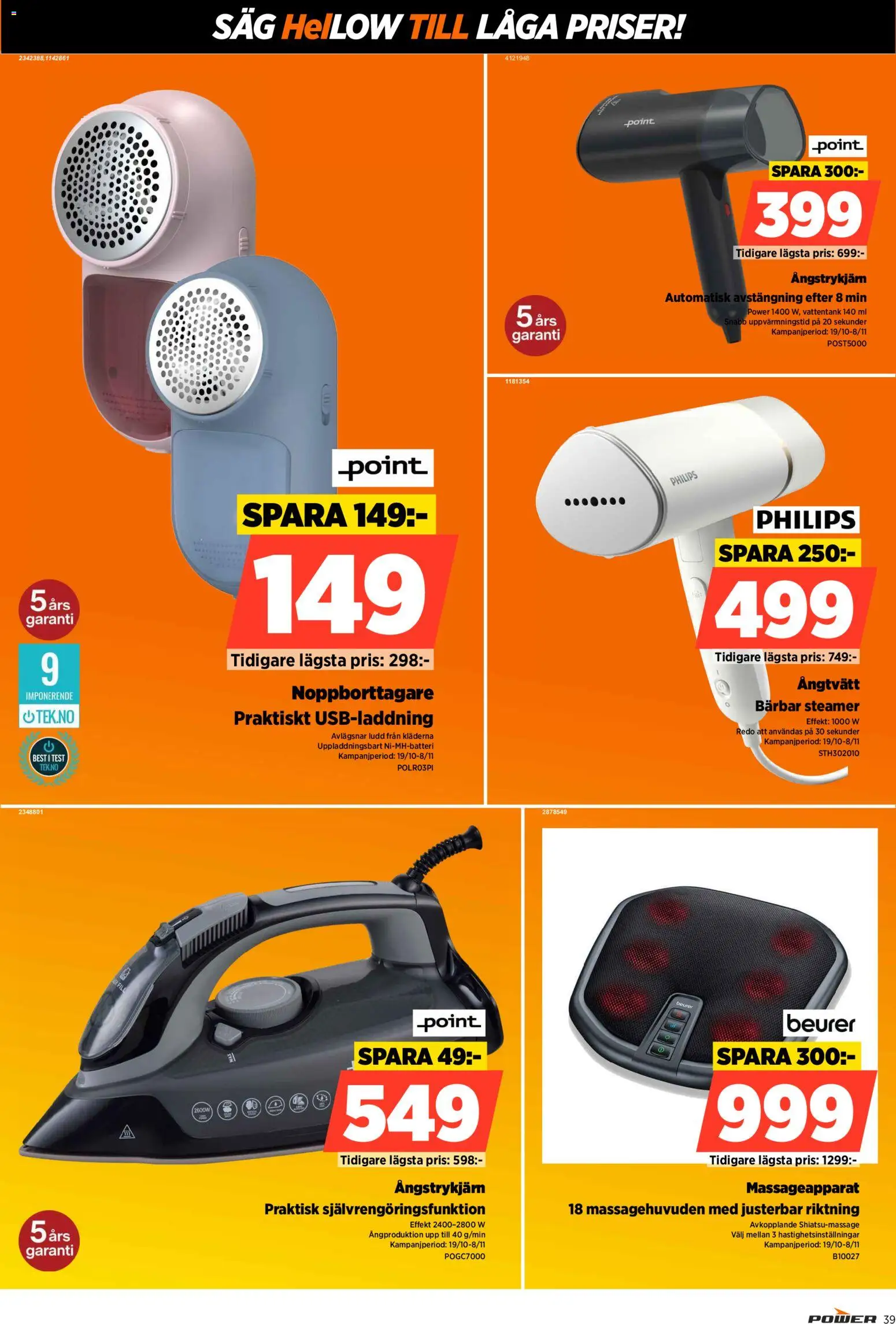 Power erbjudanden Reklamblad in Sverige