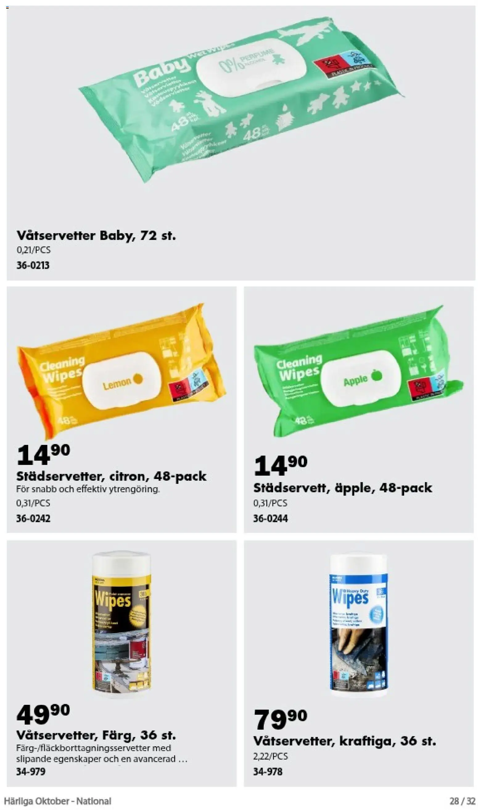 Biltema erbjudanden härliga oktober Reklamblad in Sverige