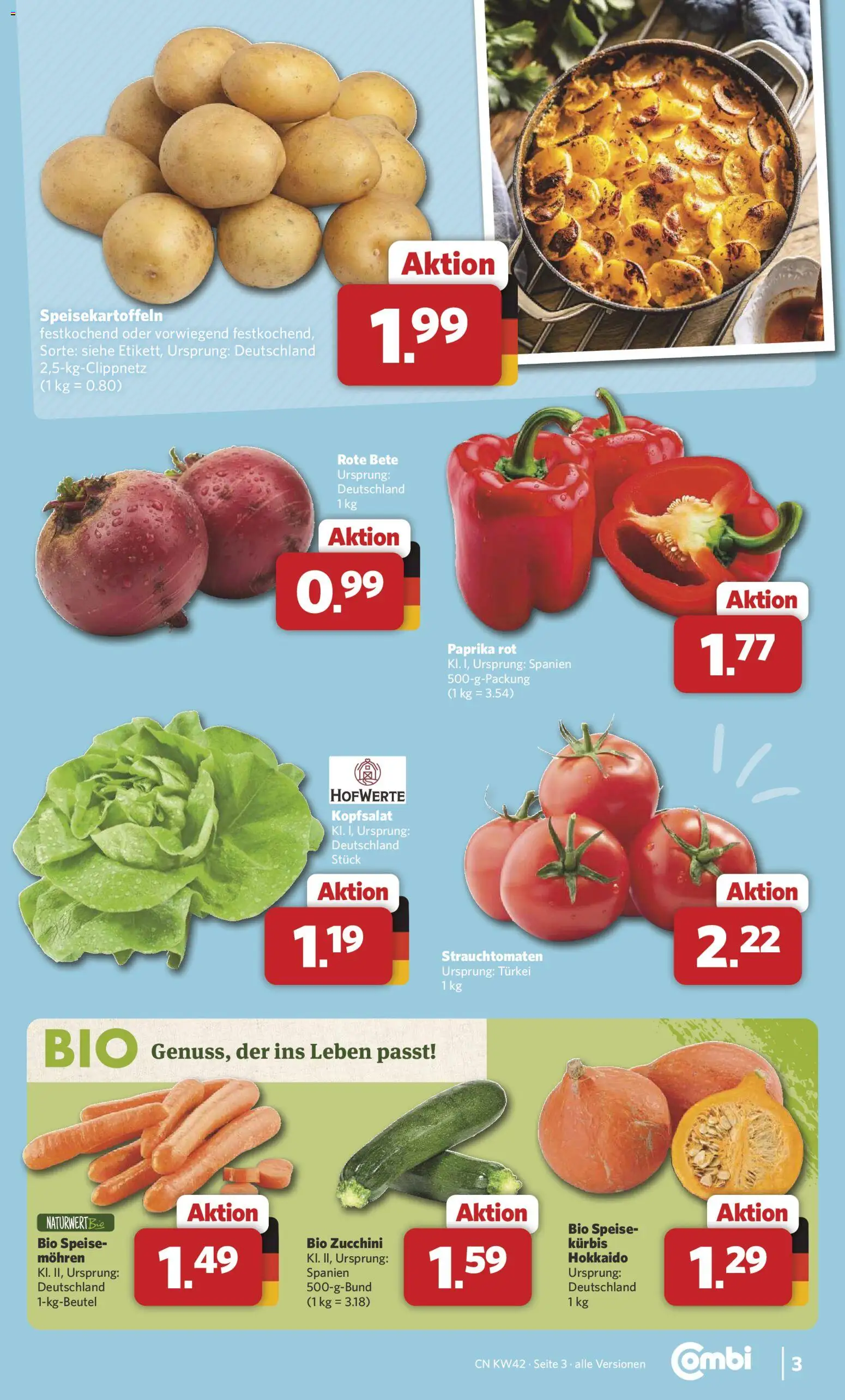 Combi Prospekt Prospekt in Deutschland
