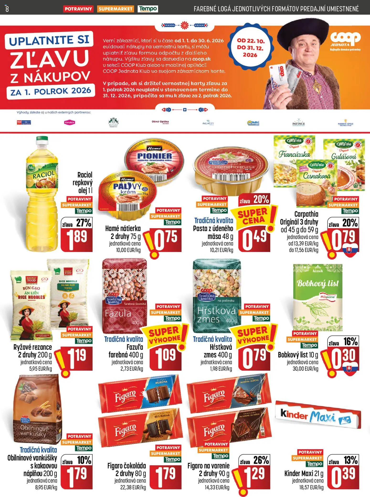 COOP Jednota leták Leták in Slovensko