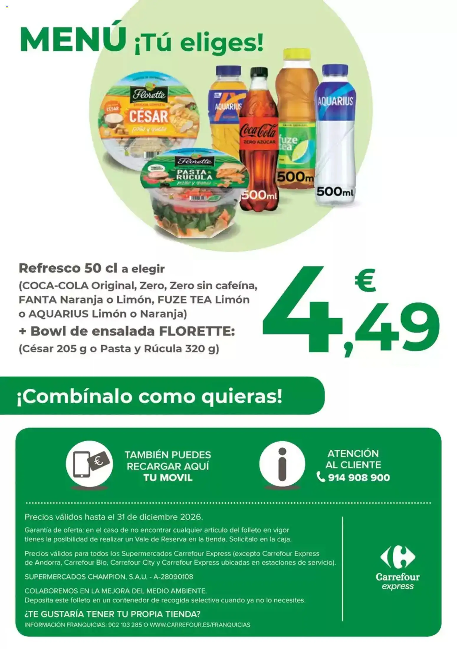 Carrefour Express folleto desde 17/02/2026 | ¿Cómo obtener un descuento limitado? ¡Ahorra hoy mismo! | España