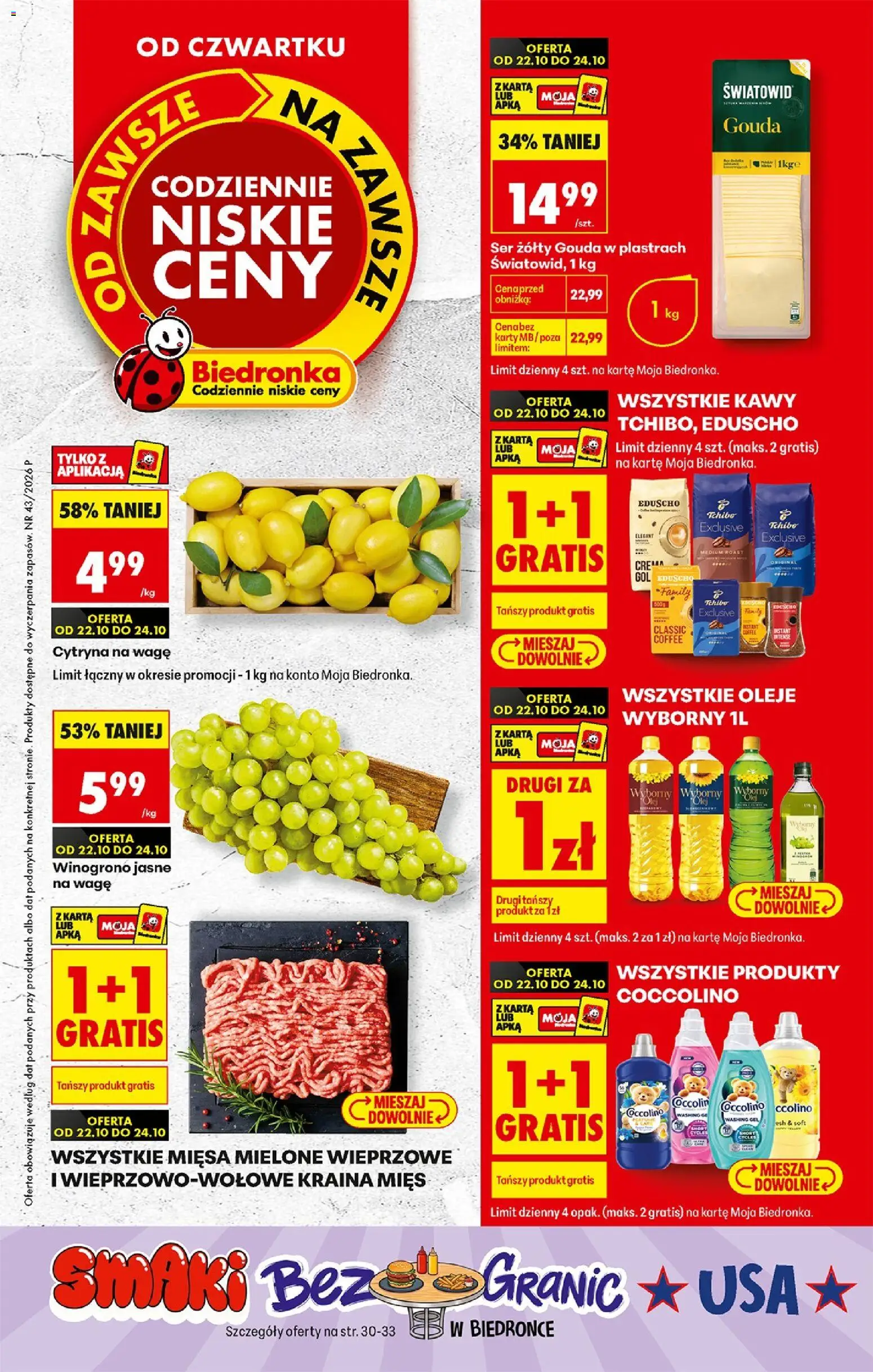Biedronka gazetka od poniedziałku Gazetka in Polska