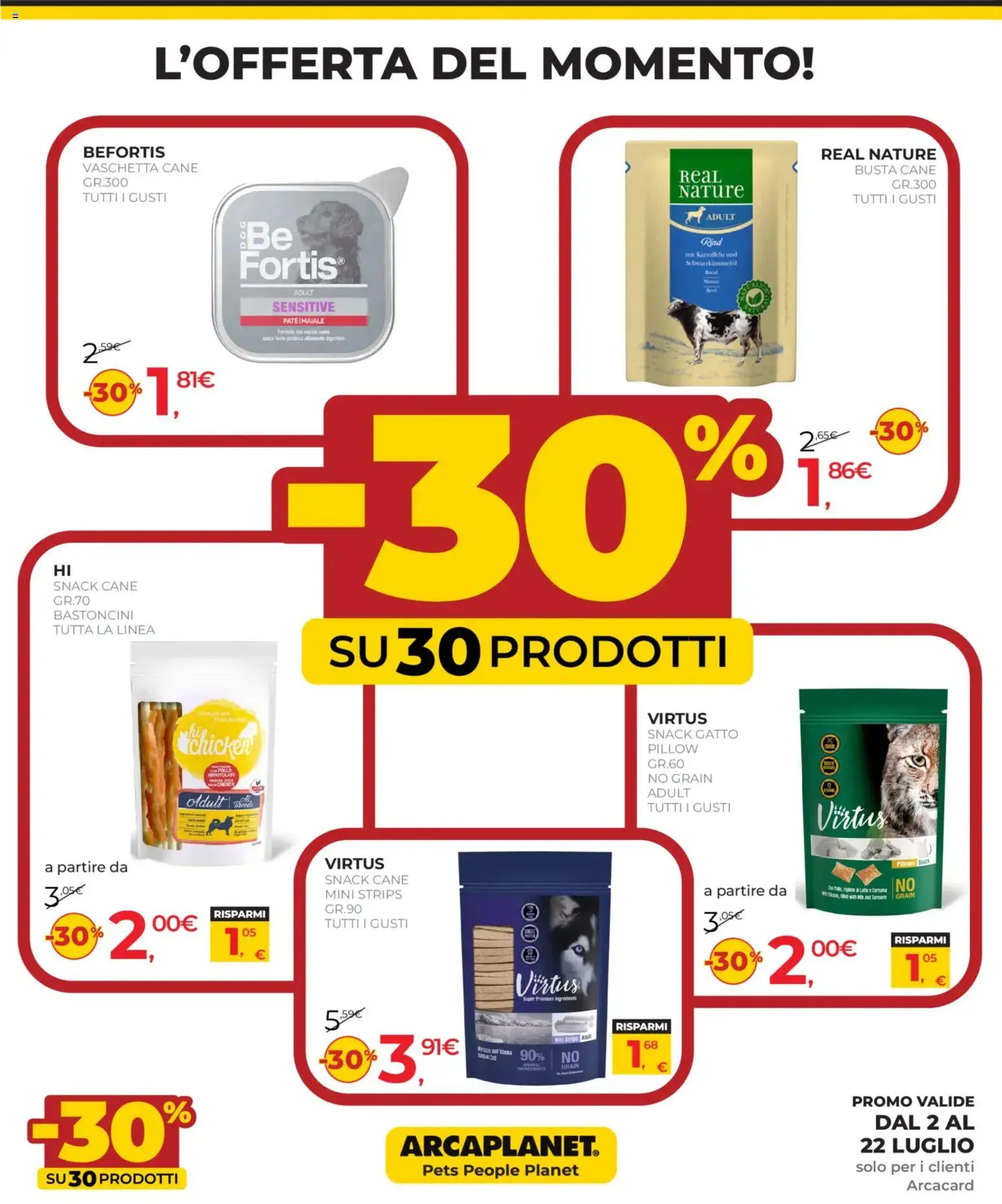 📣 Volantino Arcaplanet dal 📅 02/07/2026 - Scopri le offerte ora!🔥 | Italy