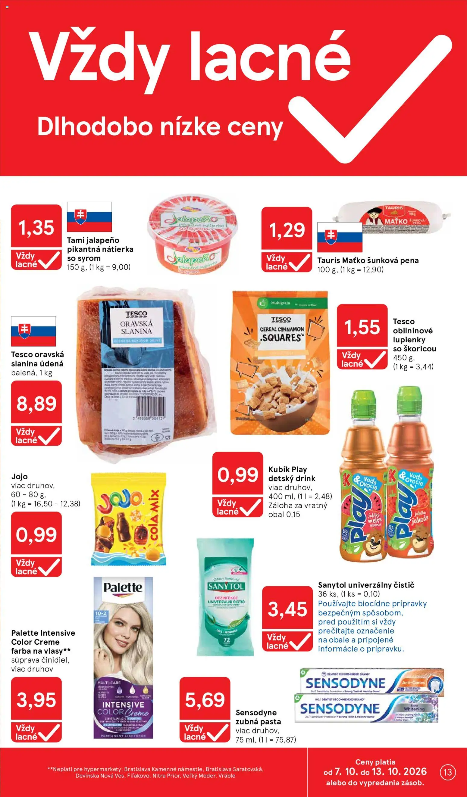 Tesco Hypermarket - leták Leták in Slovensko