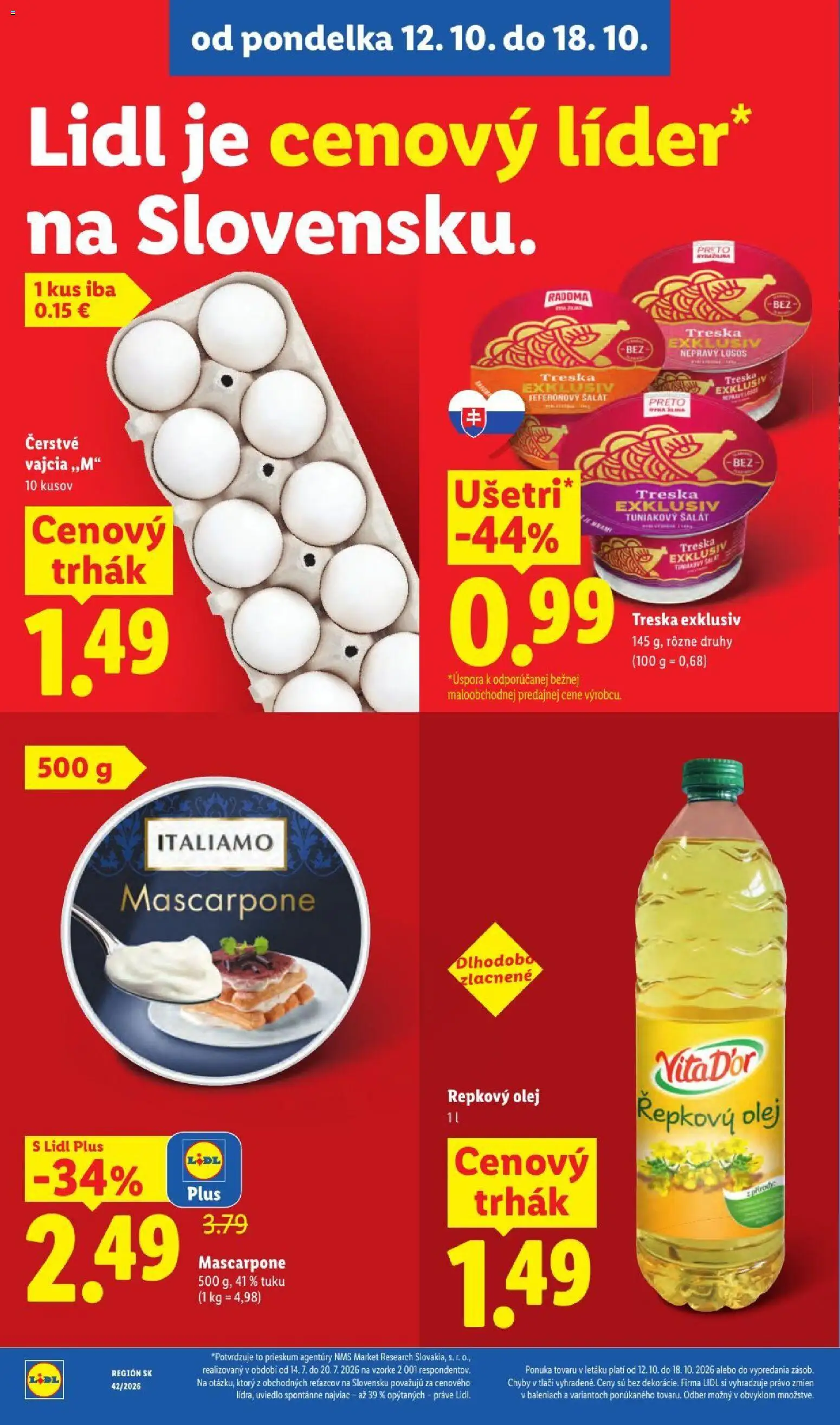 Lidl leták Leták in Slovensko