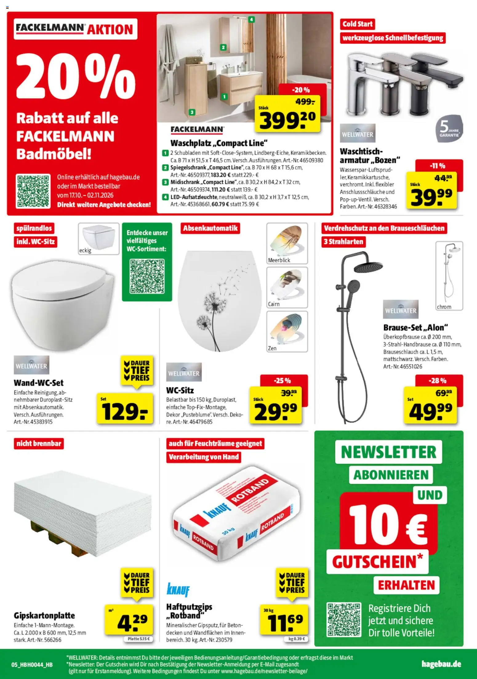 Hagebau Prospekt Prospekt in Deutschland