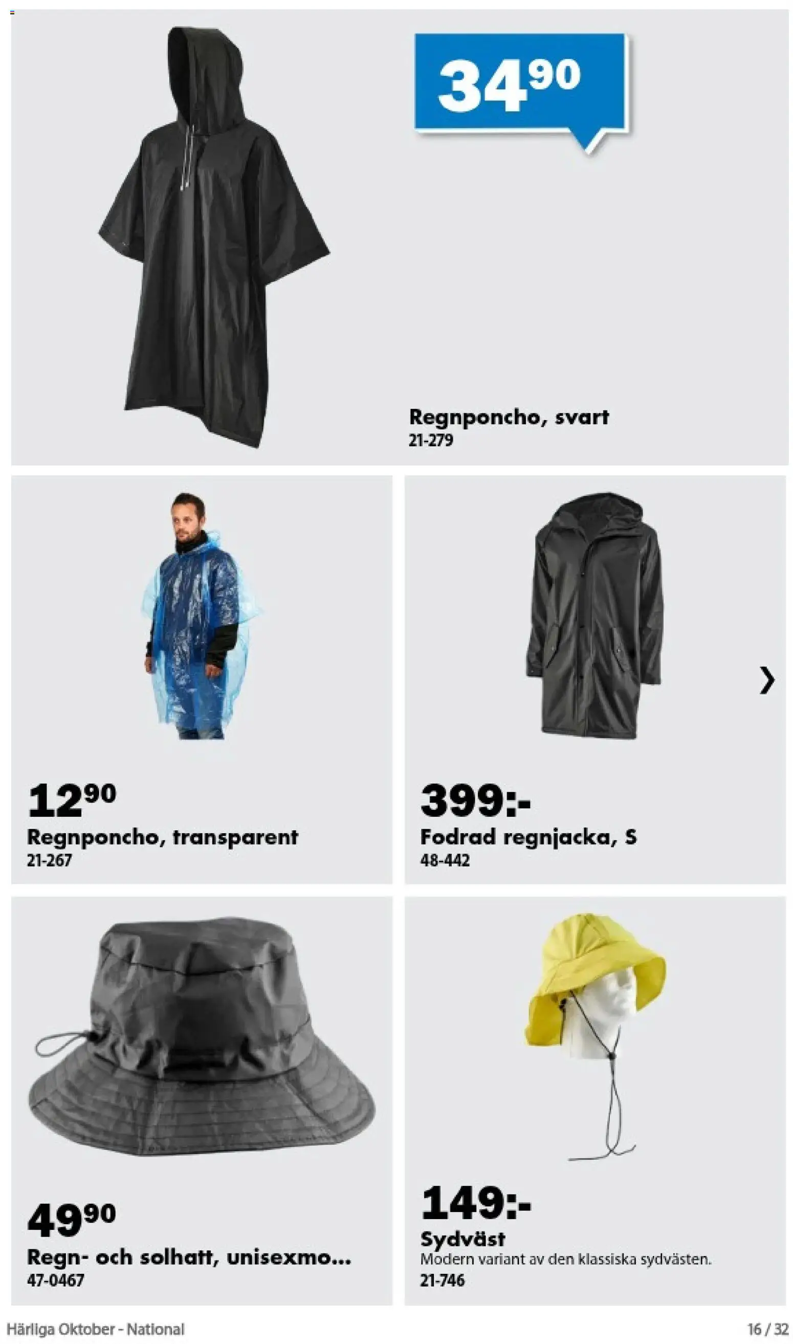 Biltema erbjudanden härliga oktober Reklamblad in Sverige