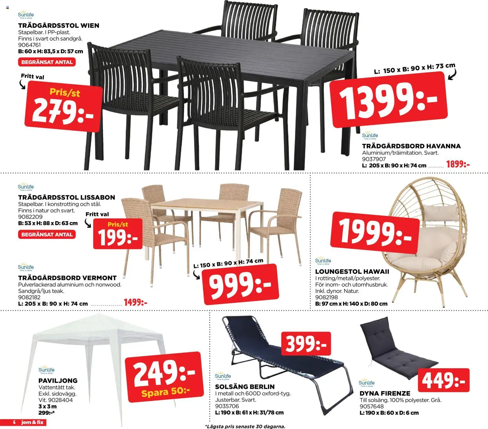 Nuvarande Jem & Fix erbjudanden från 📣 06/07/2026 - 19/07/2026 📣 | Sverige