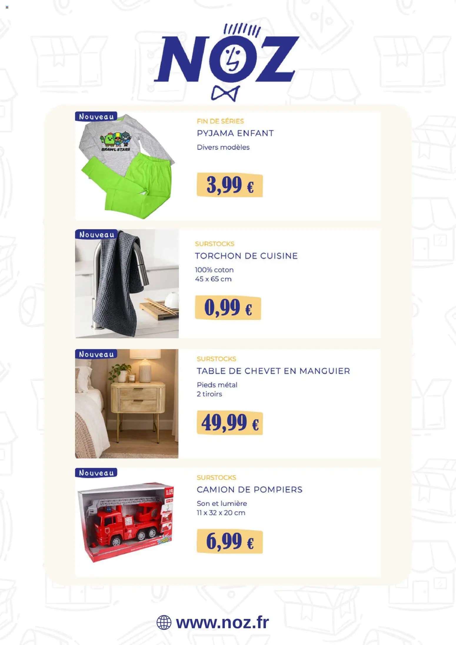 NOZ catalogue Catalogue in France