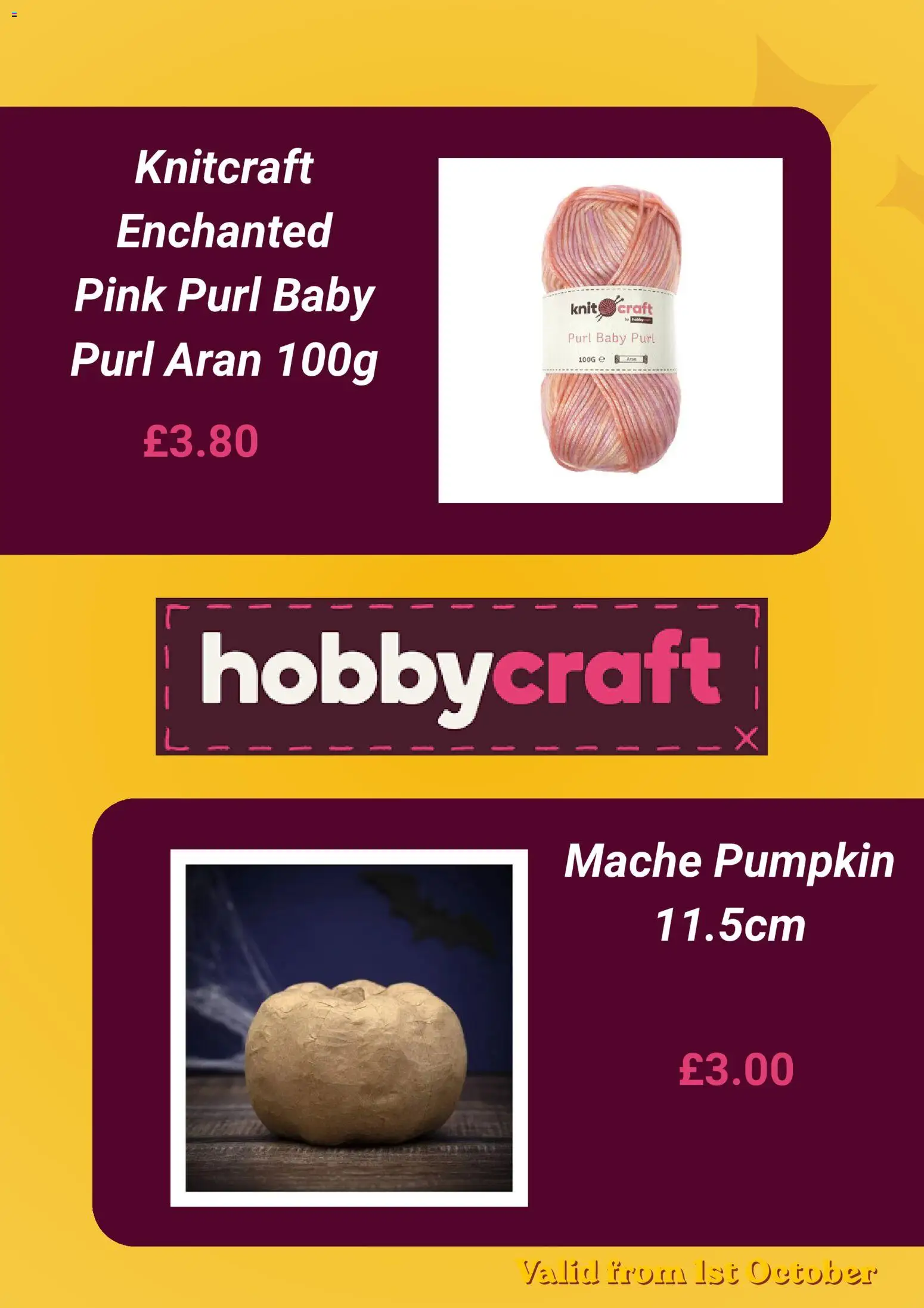 Hobbycraft - Offers Leaflet in United Kingdom