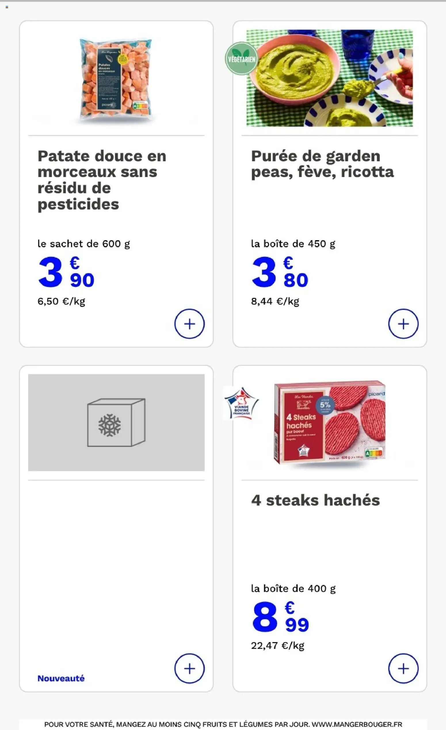 Picard catalogue Catalogue in France