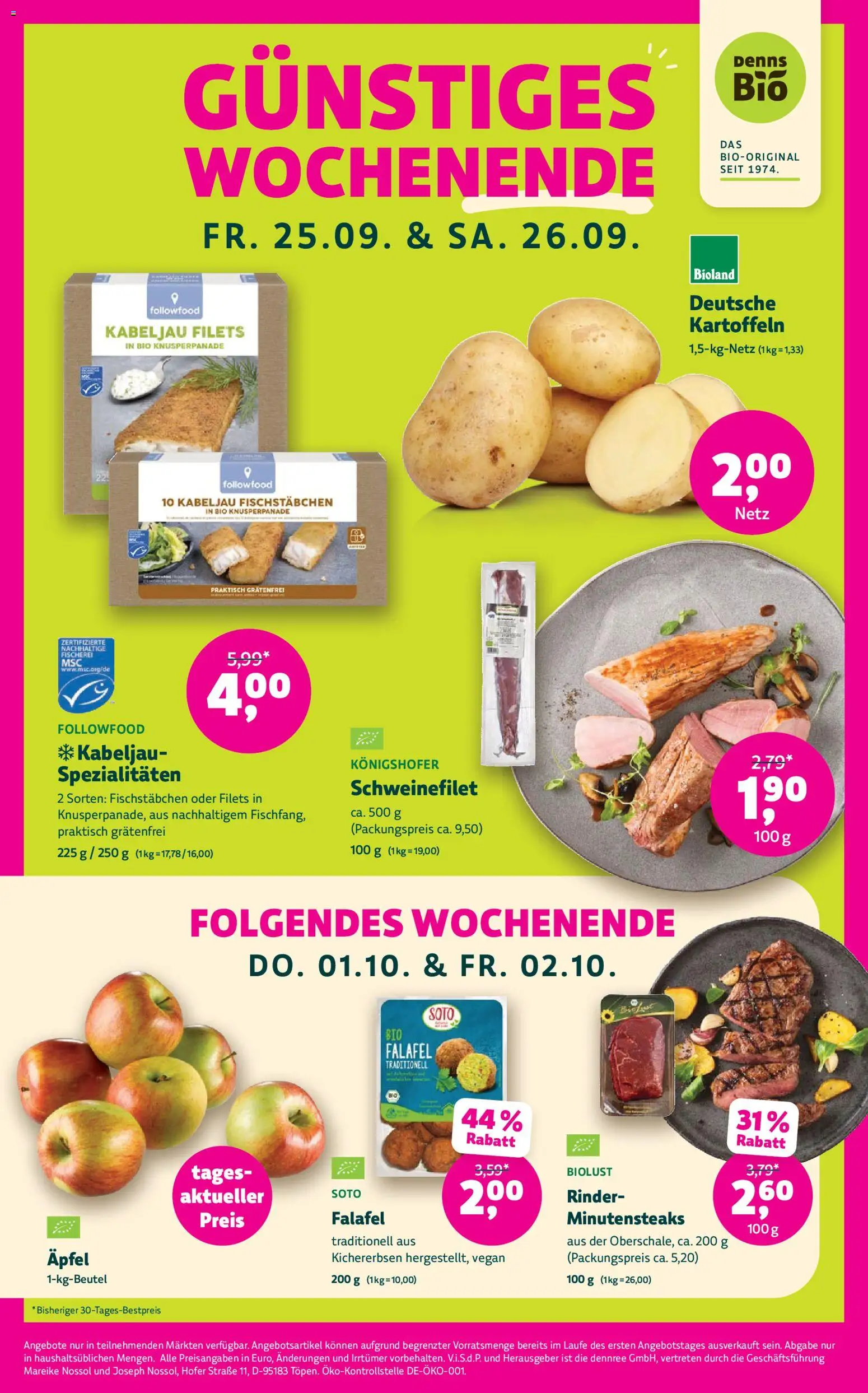 Denns BioMarkt Angebote Prospekt in Deutschland