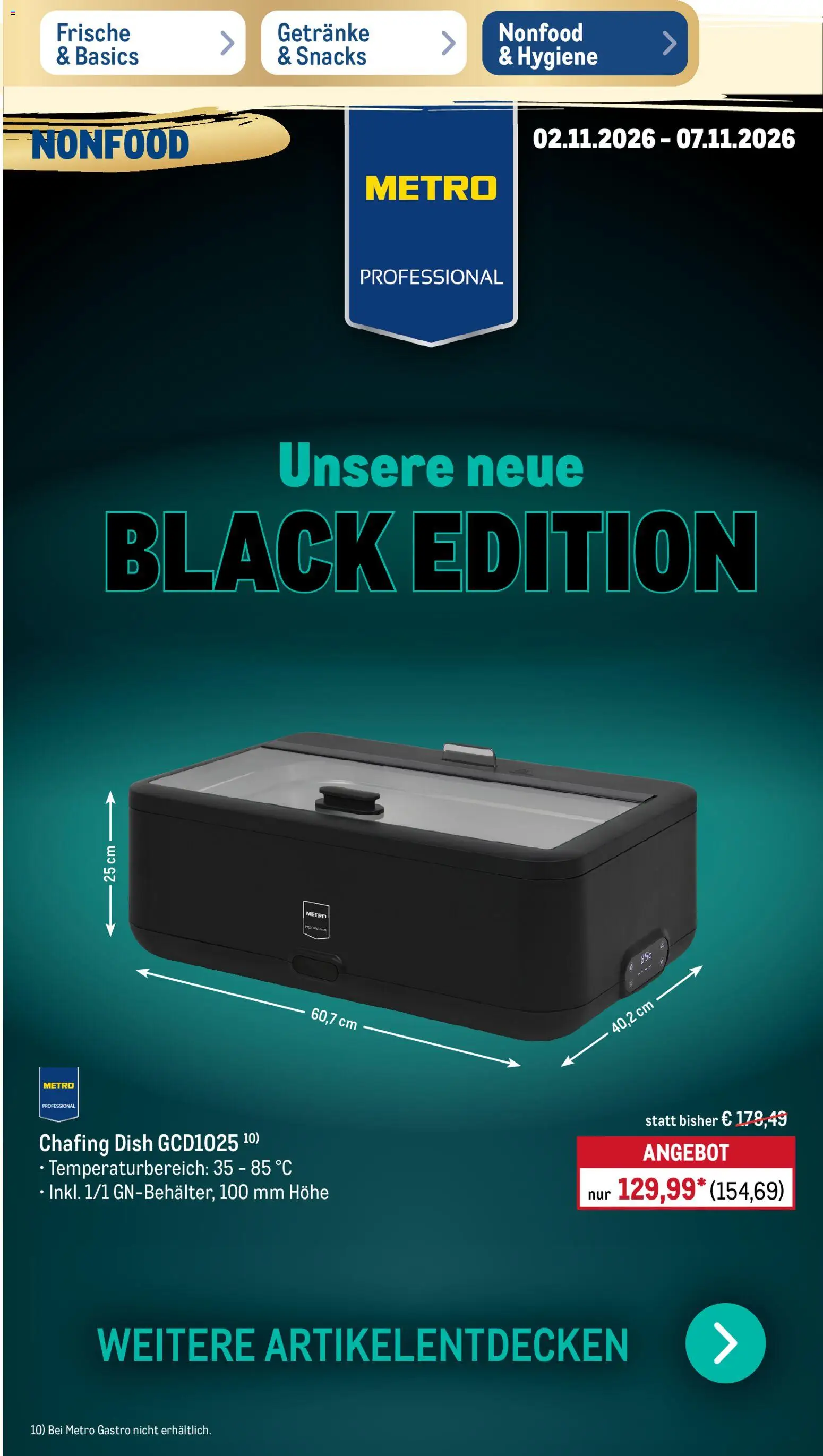 Metro Black Friday Prospekt in Deutschland