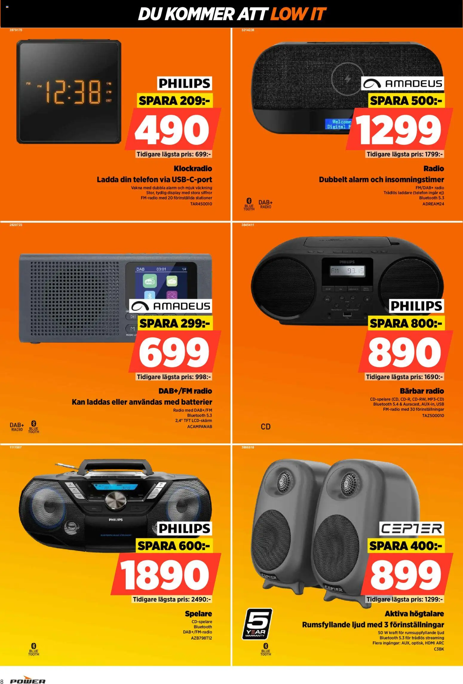 Power erbjudanden Reklamblad in Sverige