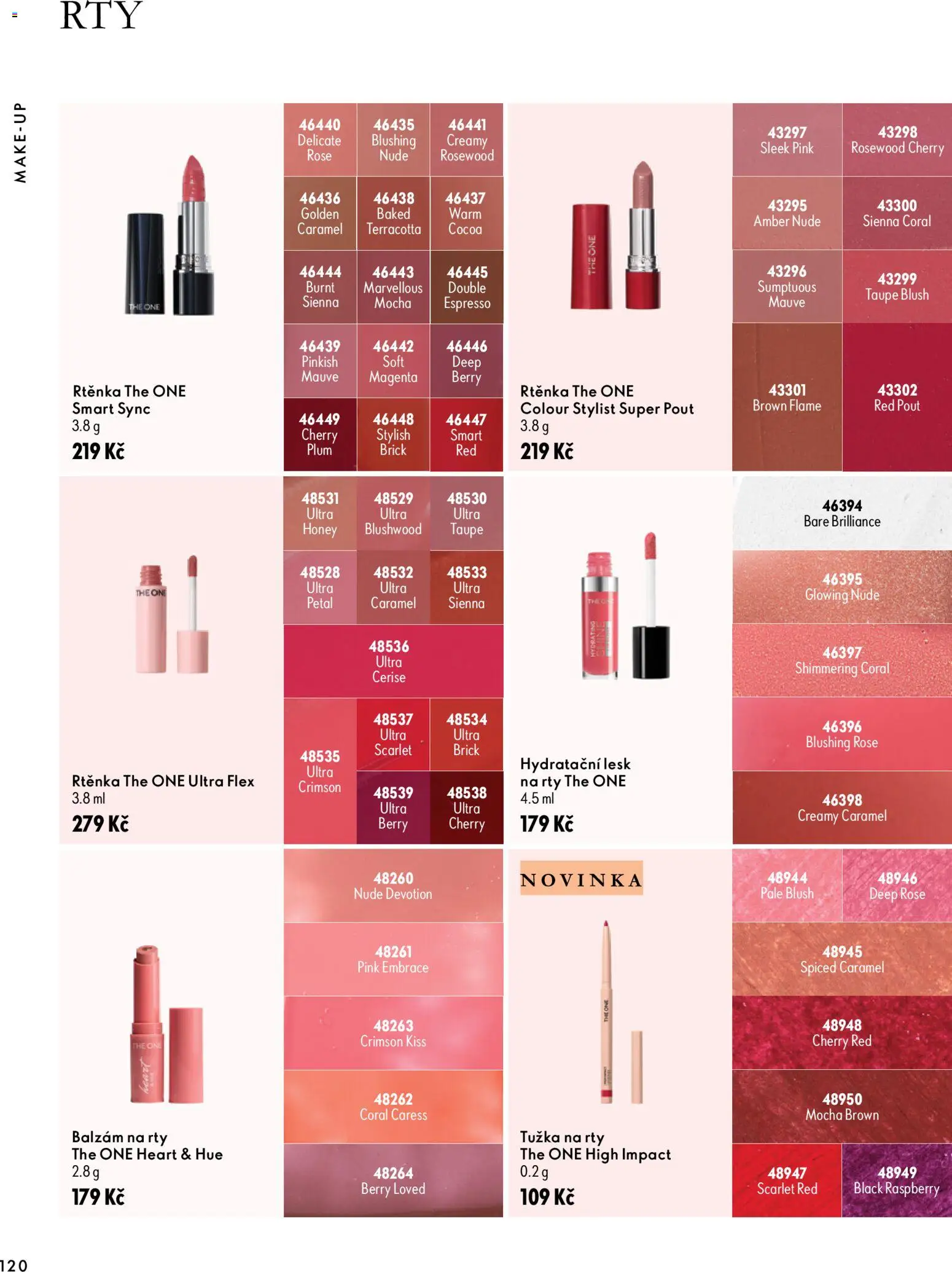 Oriflame katalog Novage+ Proceuticals Leták in Česko