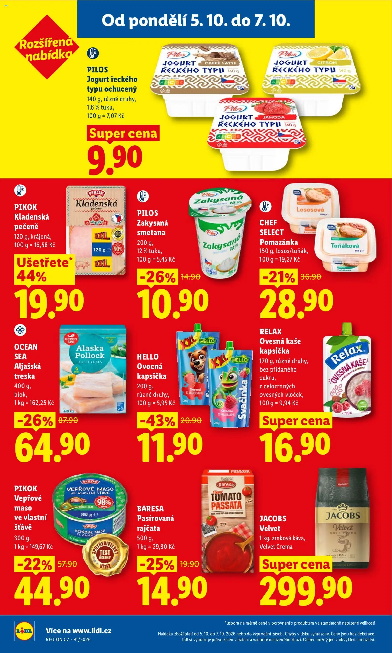 Lidl leták Leták in Česko