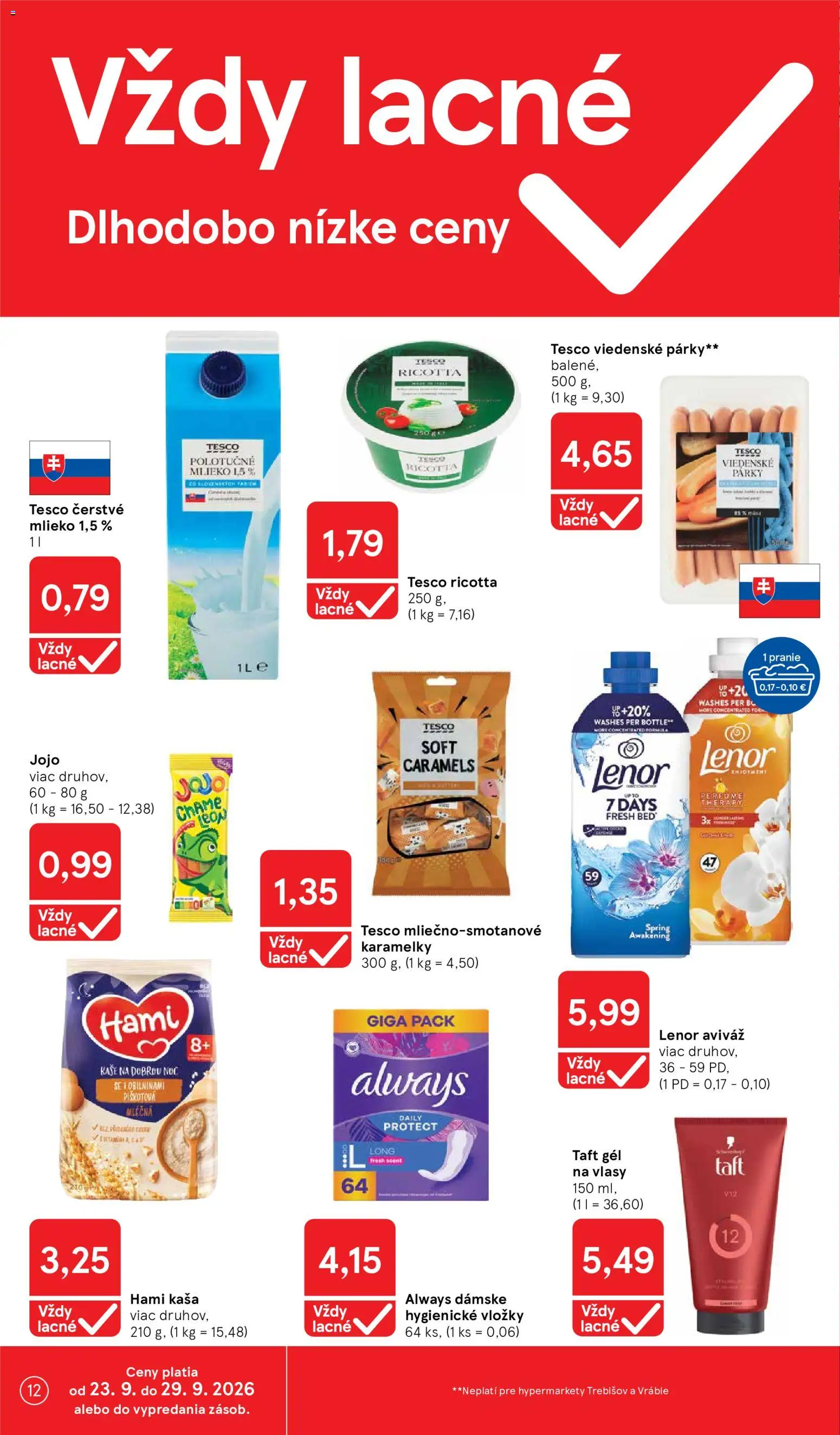 Tesco Hypermarket - leták Leták in Slovensko