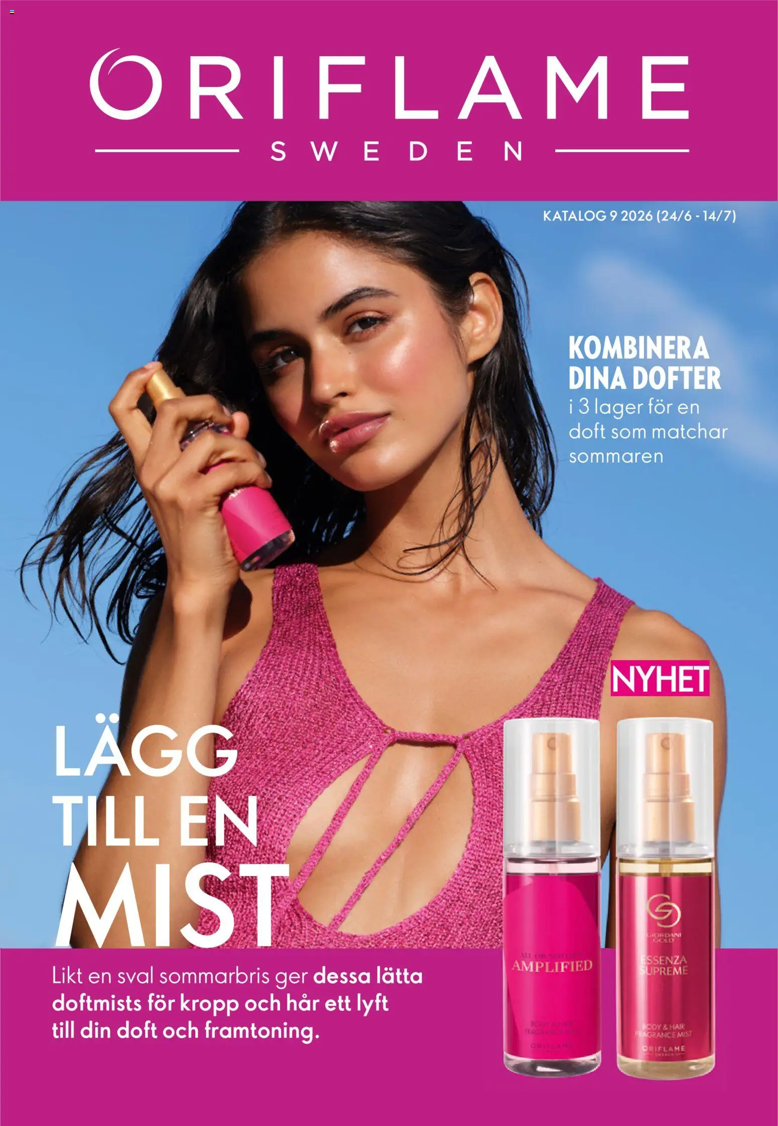 Nuvarande Oriflame erbjudanden 09/26 från 📣 24/06/2026 - 14/07/2026 📣 | Sverige