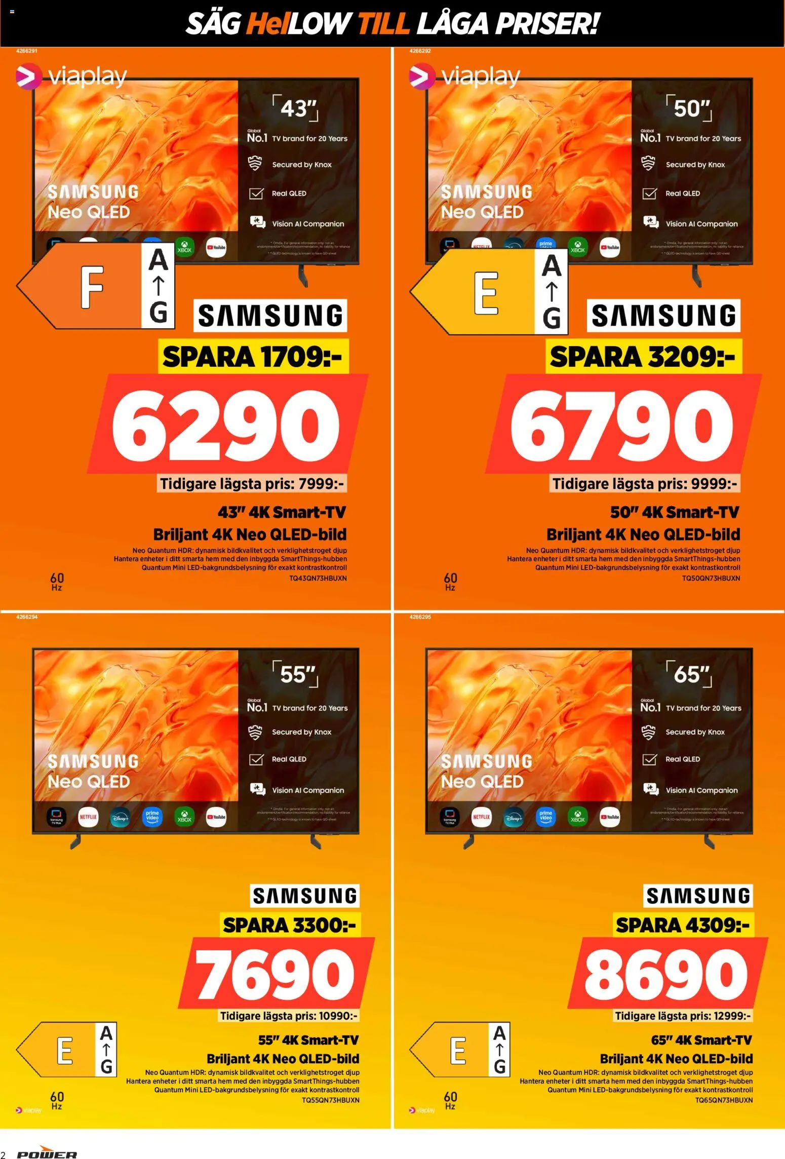 Power erbjudanden Reklamblad in Sverige