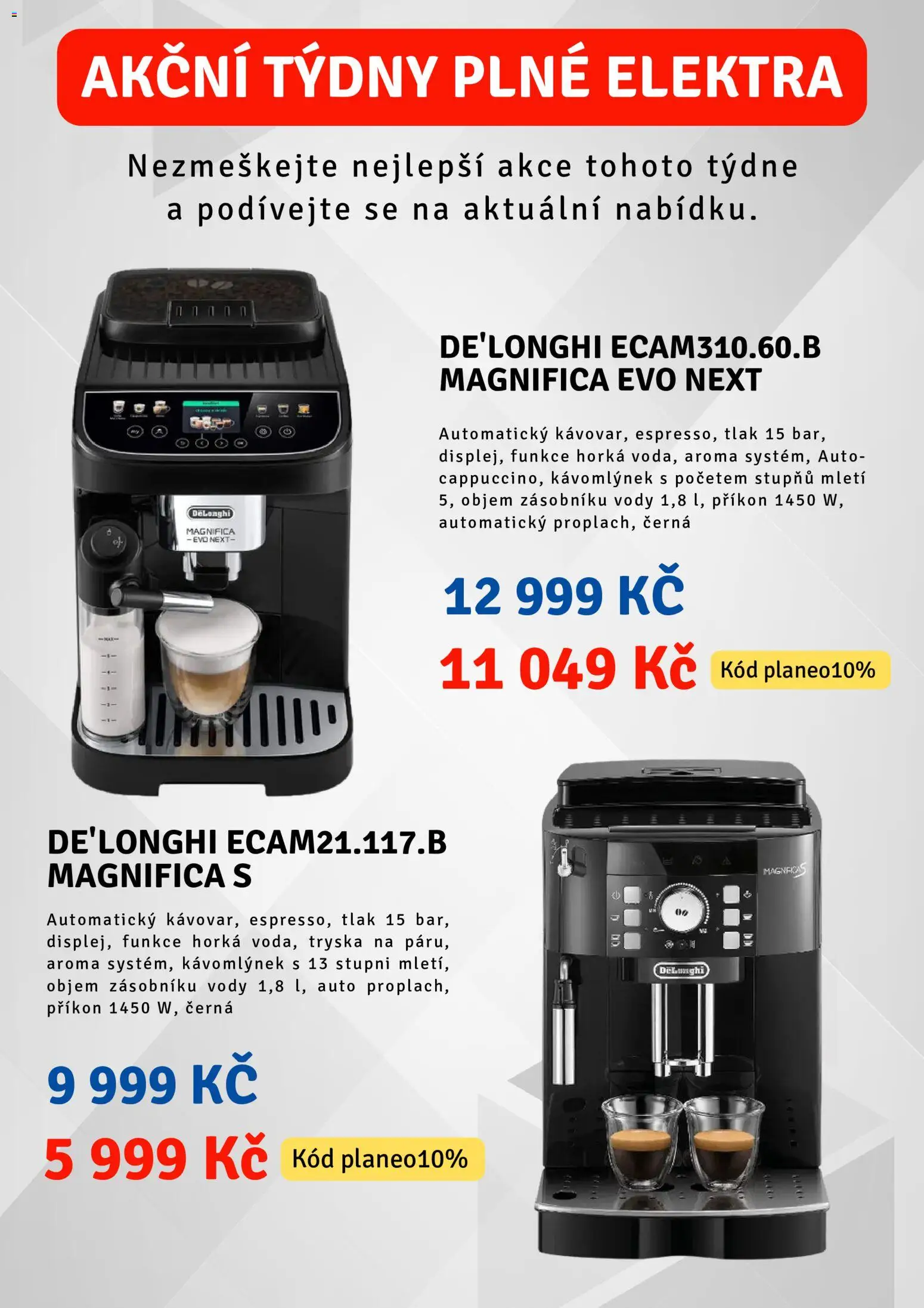 Planeo Elektro leták Leták in Česko