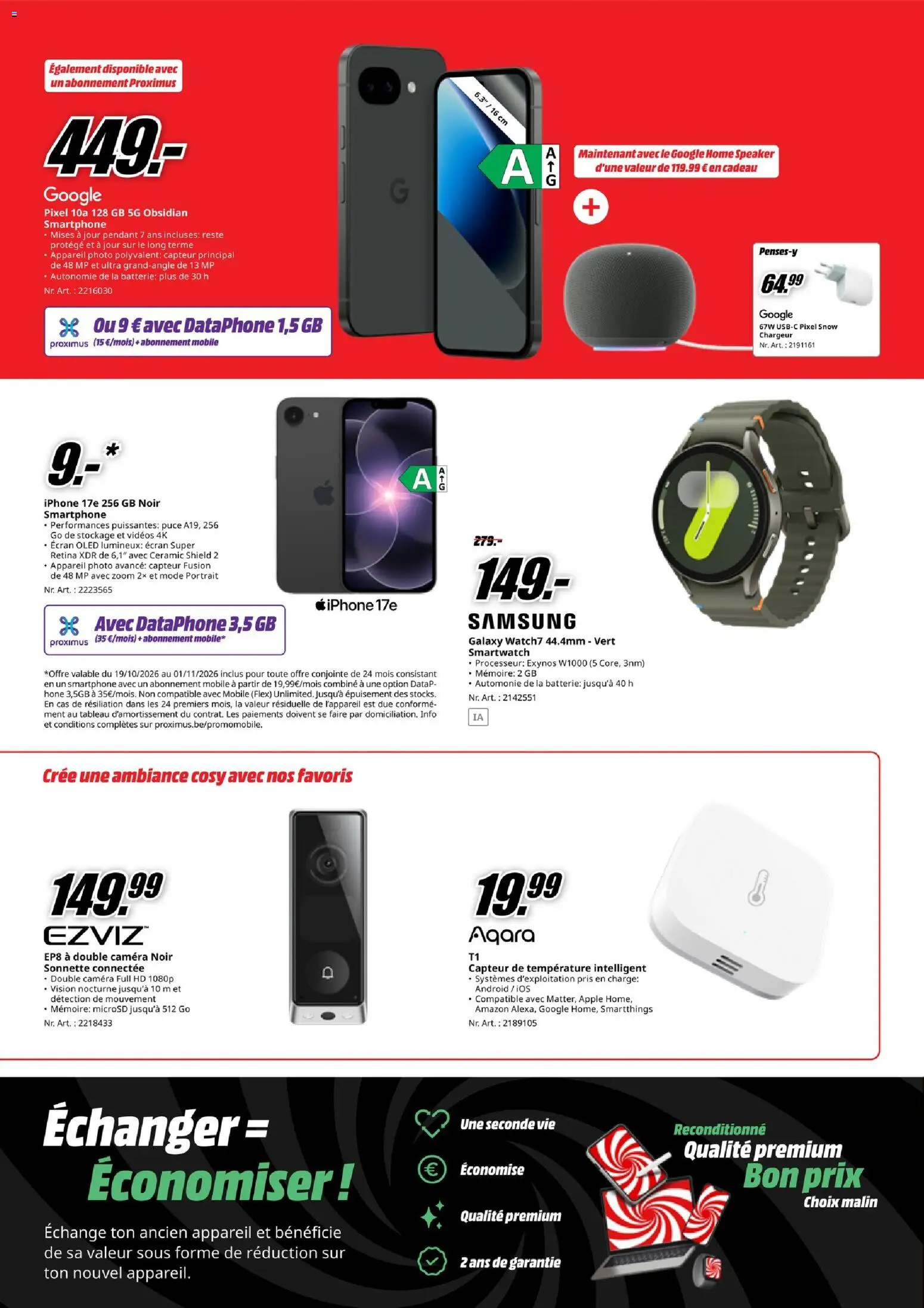 Media Markt folder / publicité Folder in België