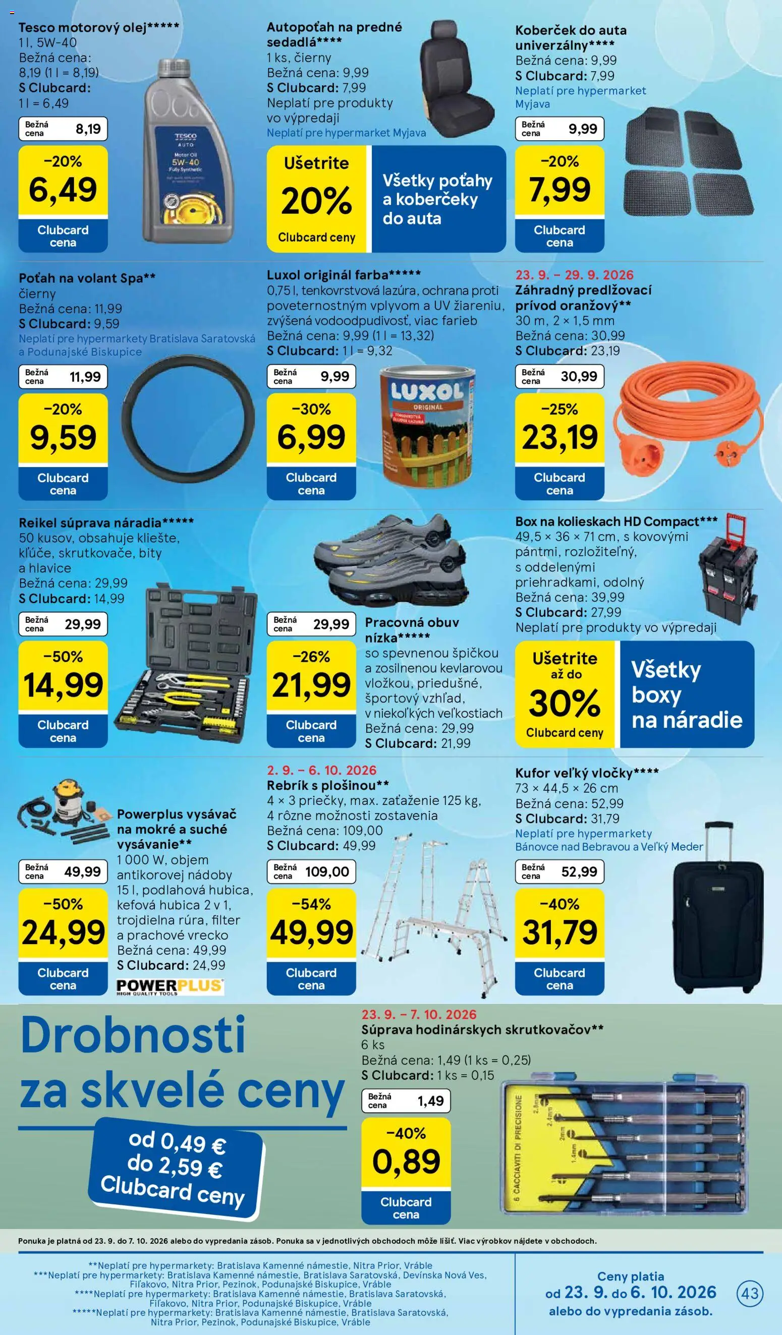 Tesco Hypermarket - leták Leták in Slovensko