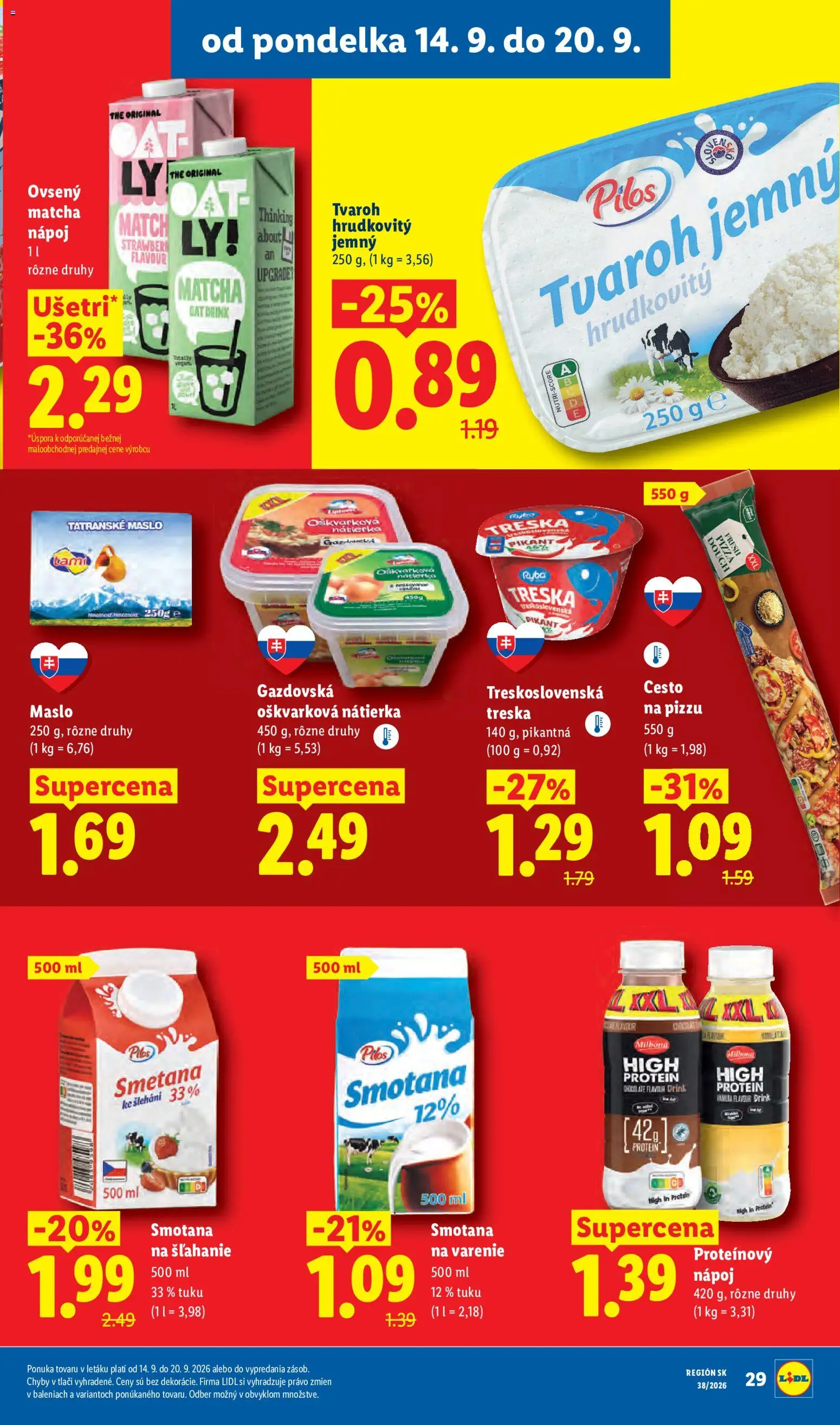 Lidl leták Leták in Slovensko