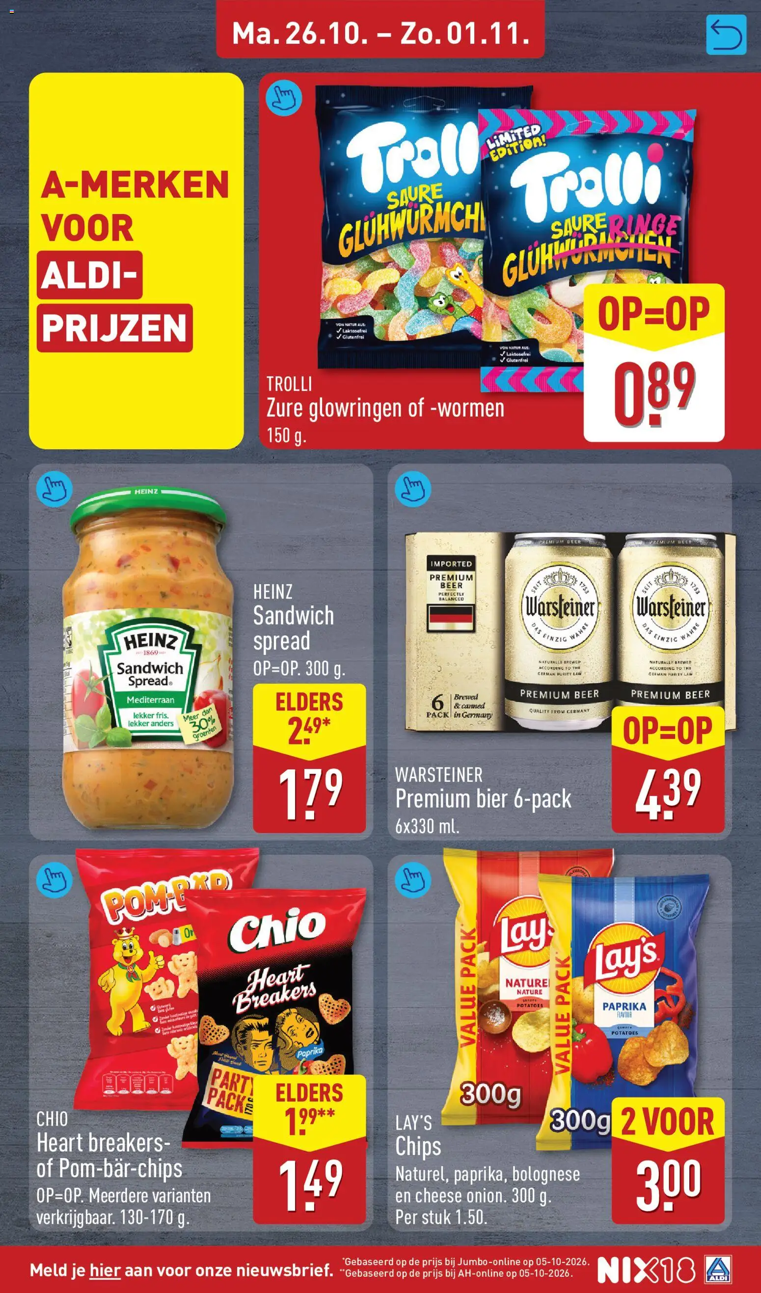 Aldi folder Folder in Nederland