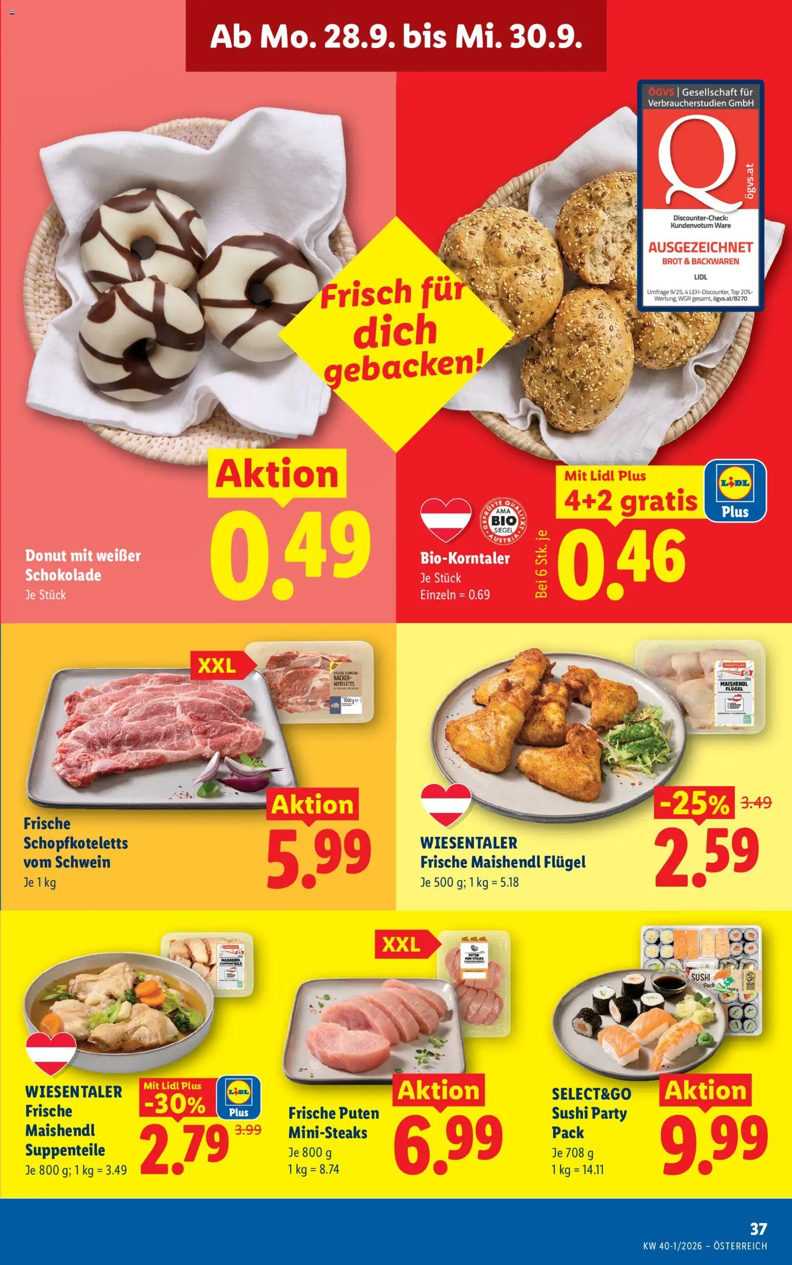 Lidl - Flugblatt Flugblatt in Österreich