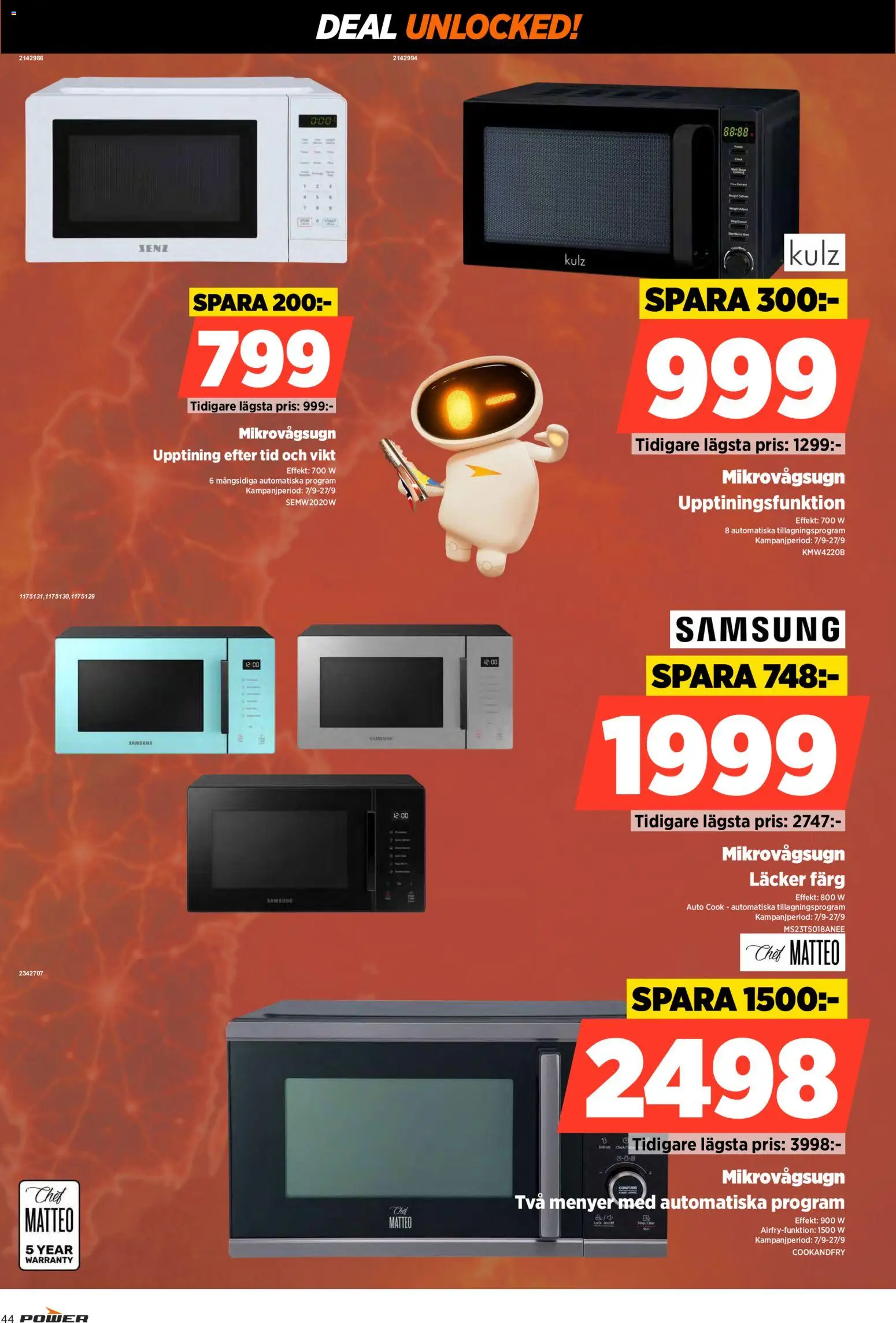 Power erbjudanden Reklamblad in Sverige
