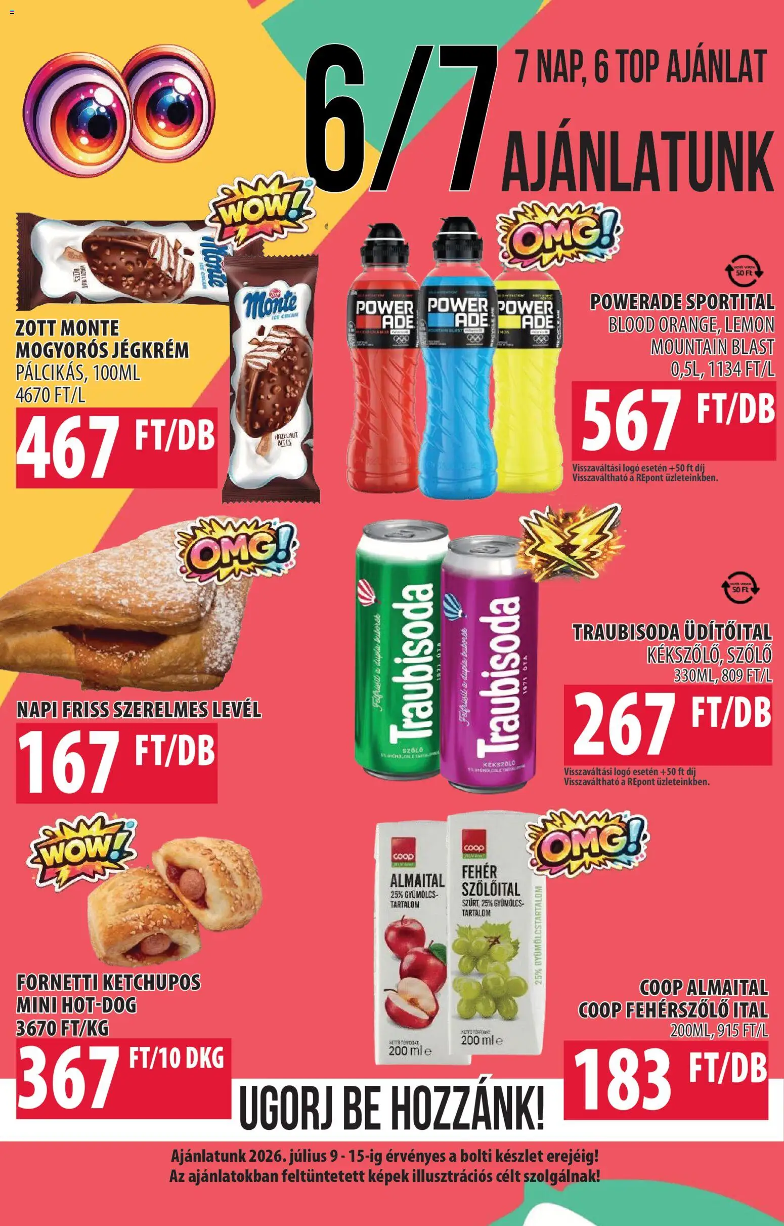 COOP Szolnok Akciós Újság 2026.07.09.-tól/töl - fantasztikus ajánlatokat! 🛍️ | Magyarország