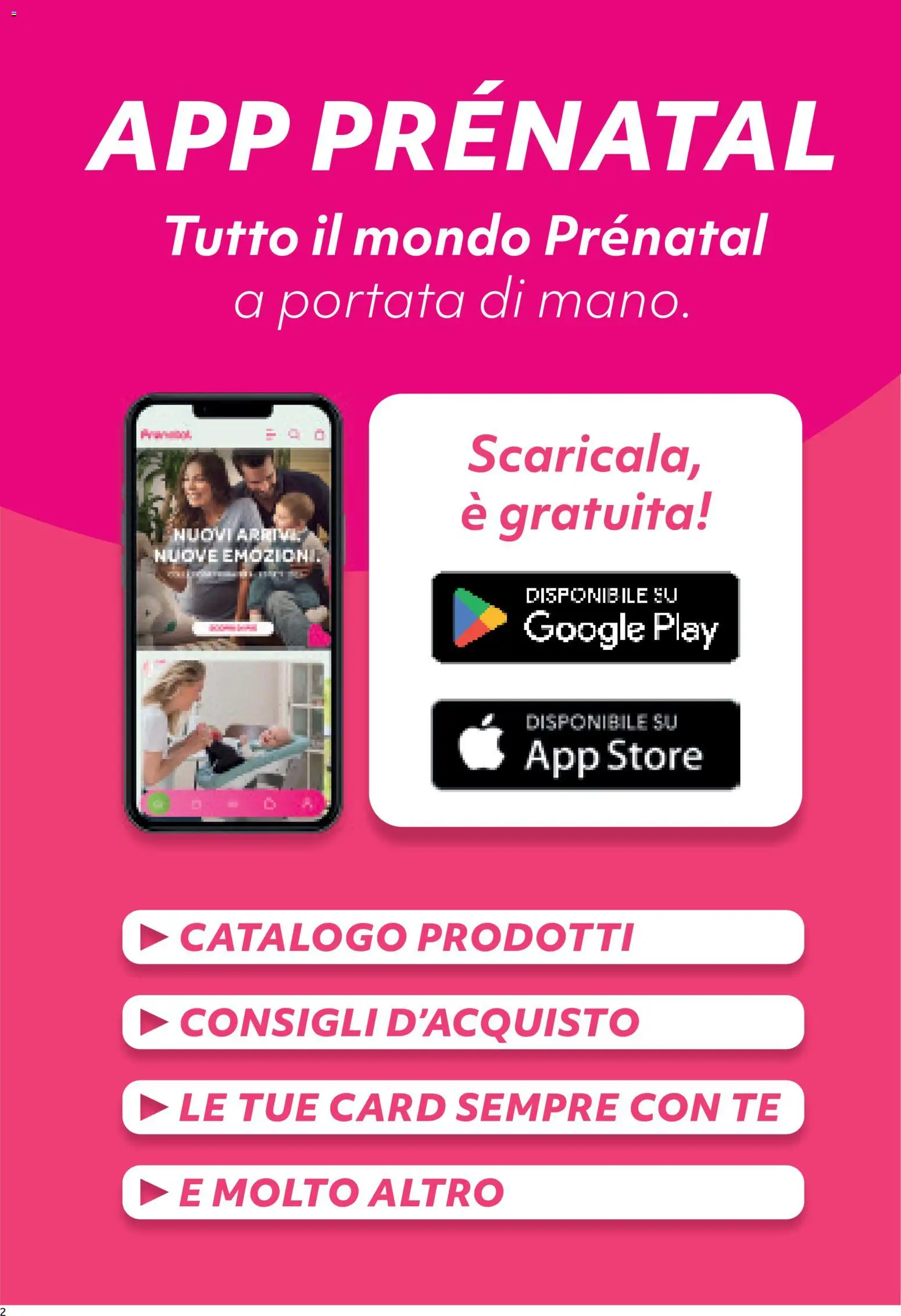 Prenatal volantino Seggiolini auto Volantino in Italy