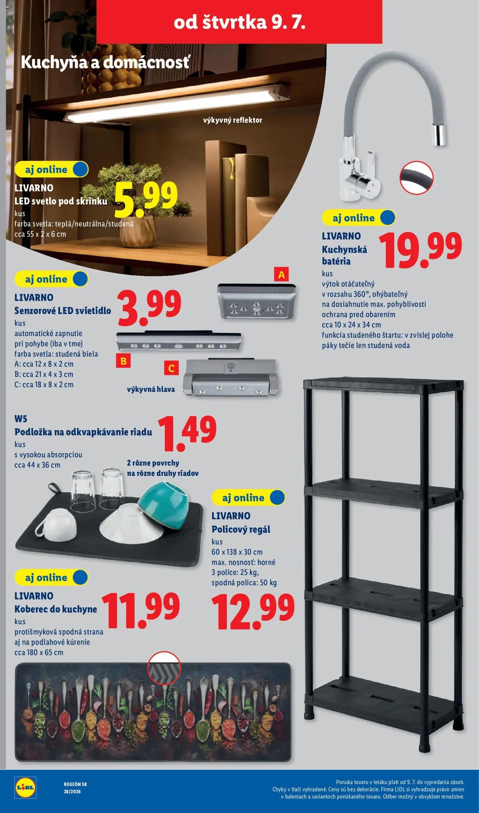 Lidl leták od 06.07.2026 » Pozrite si limitované zľavy a ušetrite ešte dnes! | Slovensko