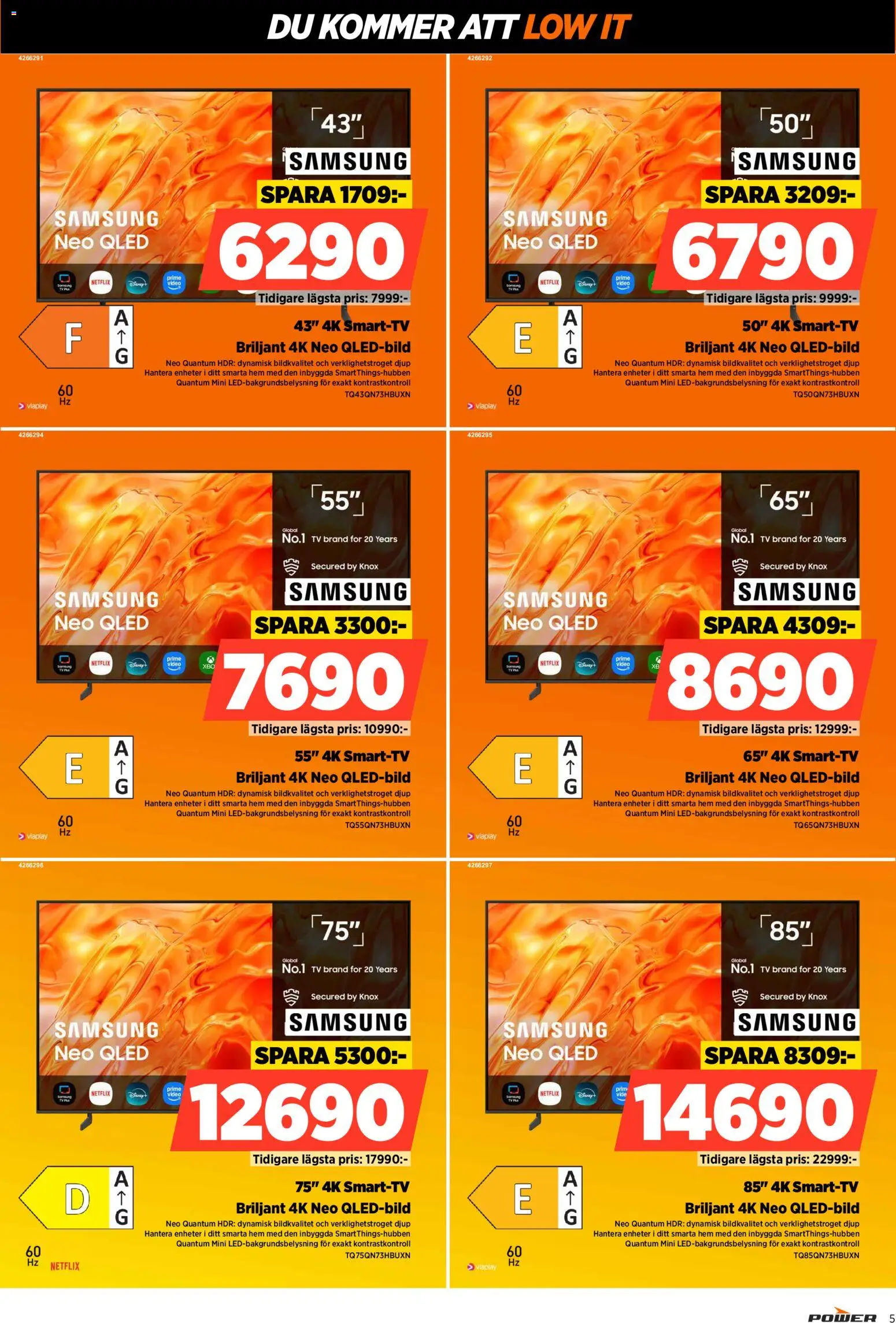 Power erbjudanden Reklamblad in Sverige