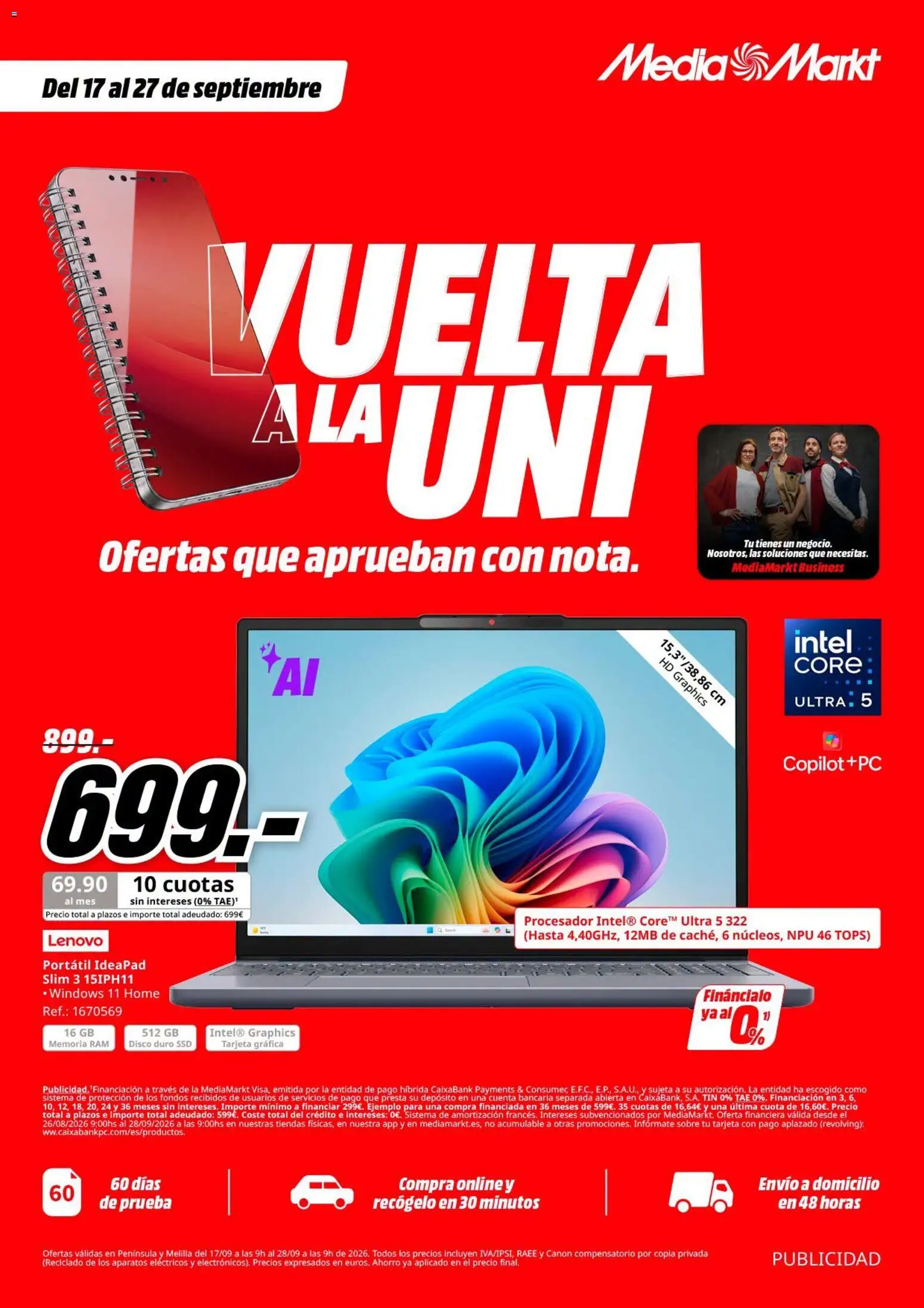 Media Markt folleto Folleto in España