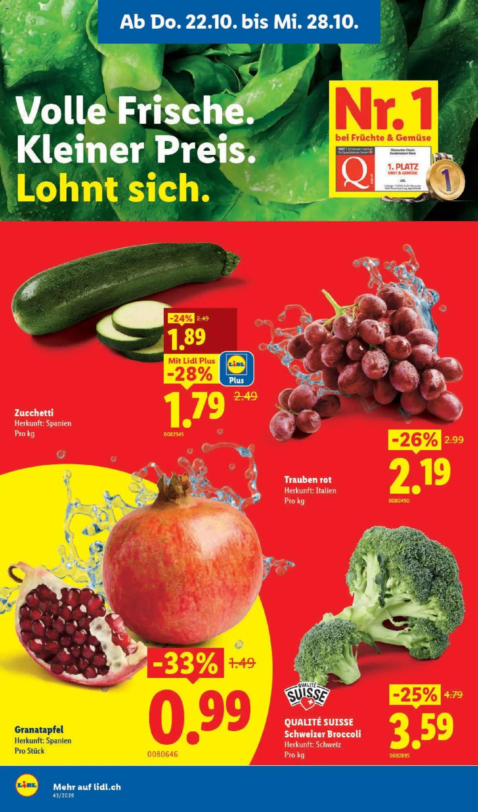 Lidl aktionen Prospekt in Schweiz