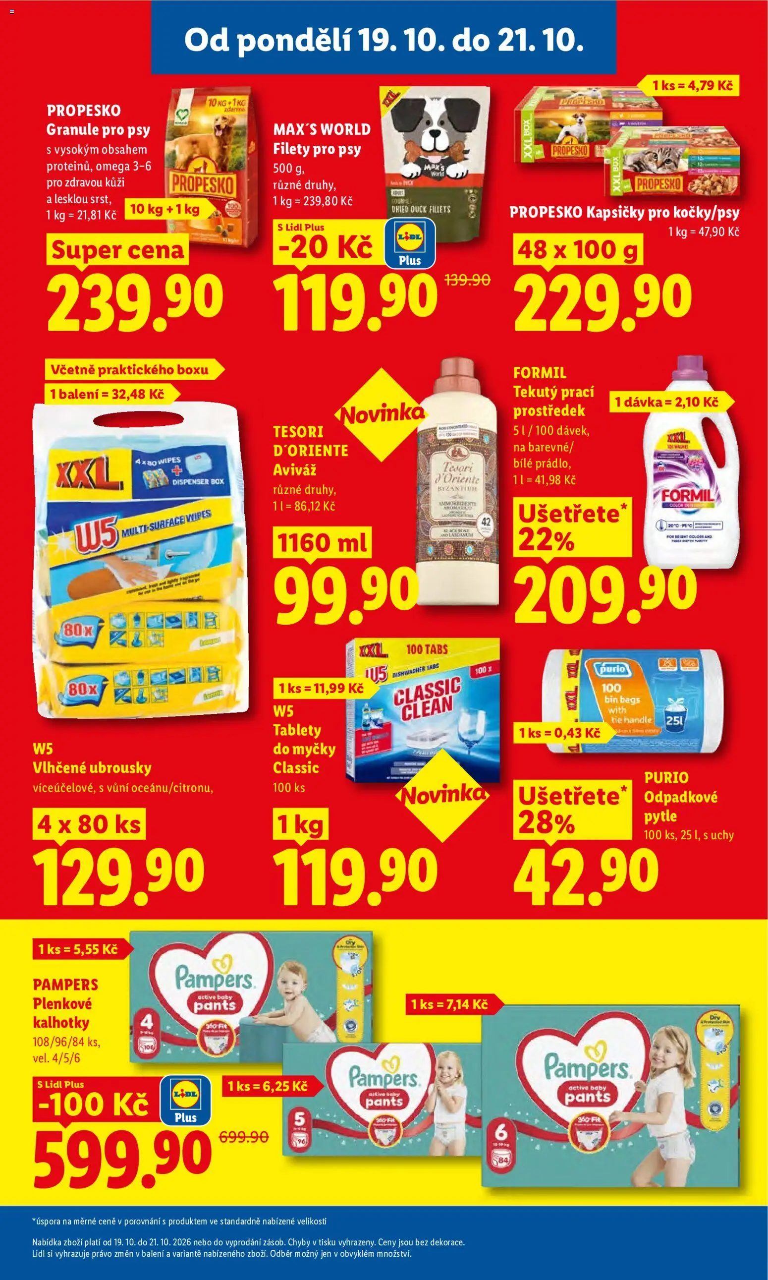 Lidl leták Leták in Česko